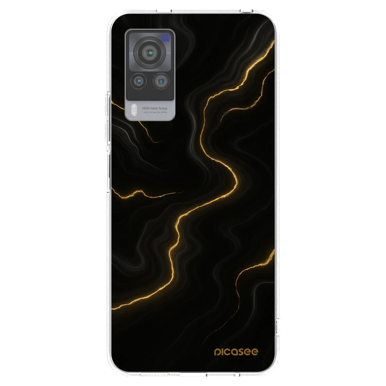 Picasee átlátszó szilikon tok az alábbi mobiltelefonokra Vivo X60 Pro 5G - Thunder
