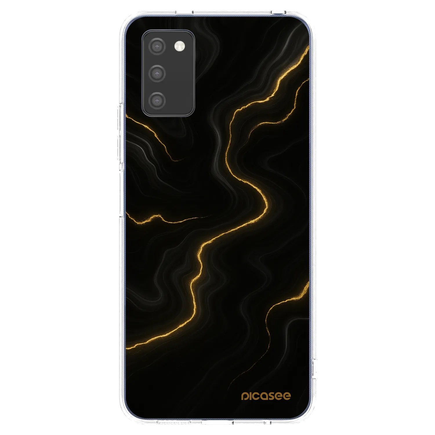 Picasee átlátszó szilikon tok az alábbi mobiltelefonokra Samsung Galaxy A03s A037G - Thunder