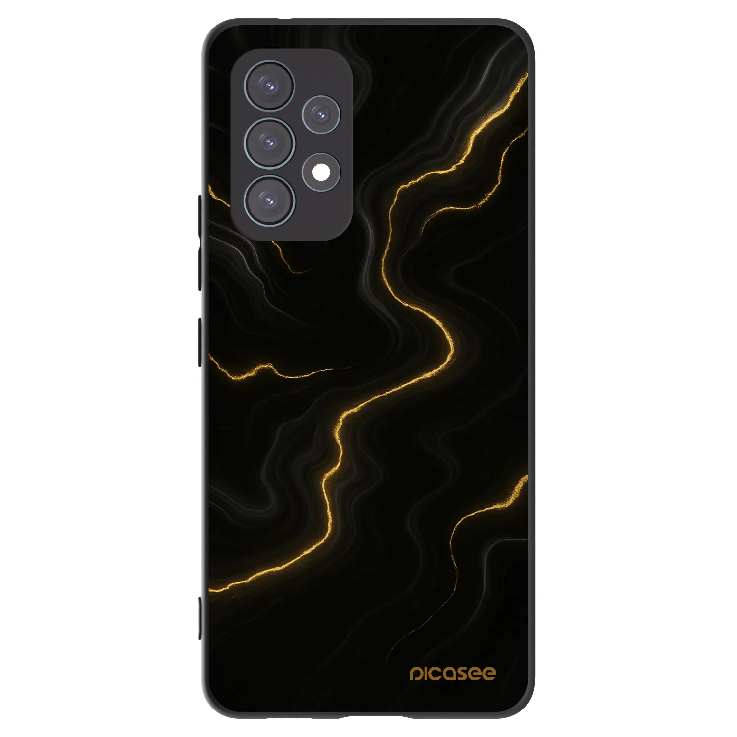 Picasee fekete szilikon tok az alábbi mobiltelefonokra Samsung Galaxy A53 5G A536 - Thunder