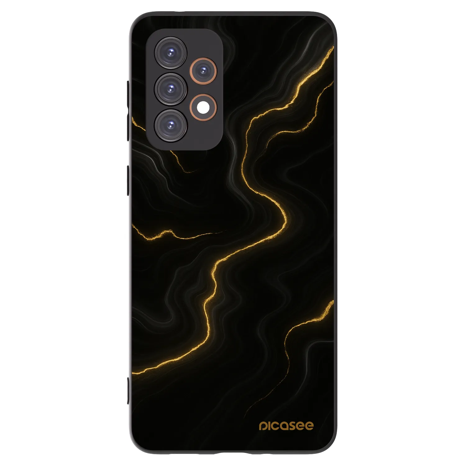 Picasee fekete szilikon tok az alábbi mobiltelefonokra Samsung Galaxy A33 5G A336 - Thunder