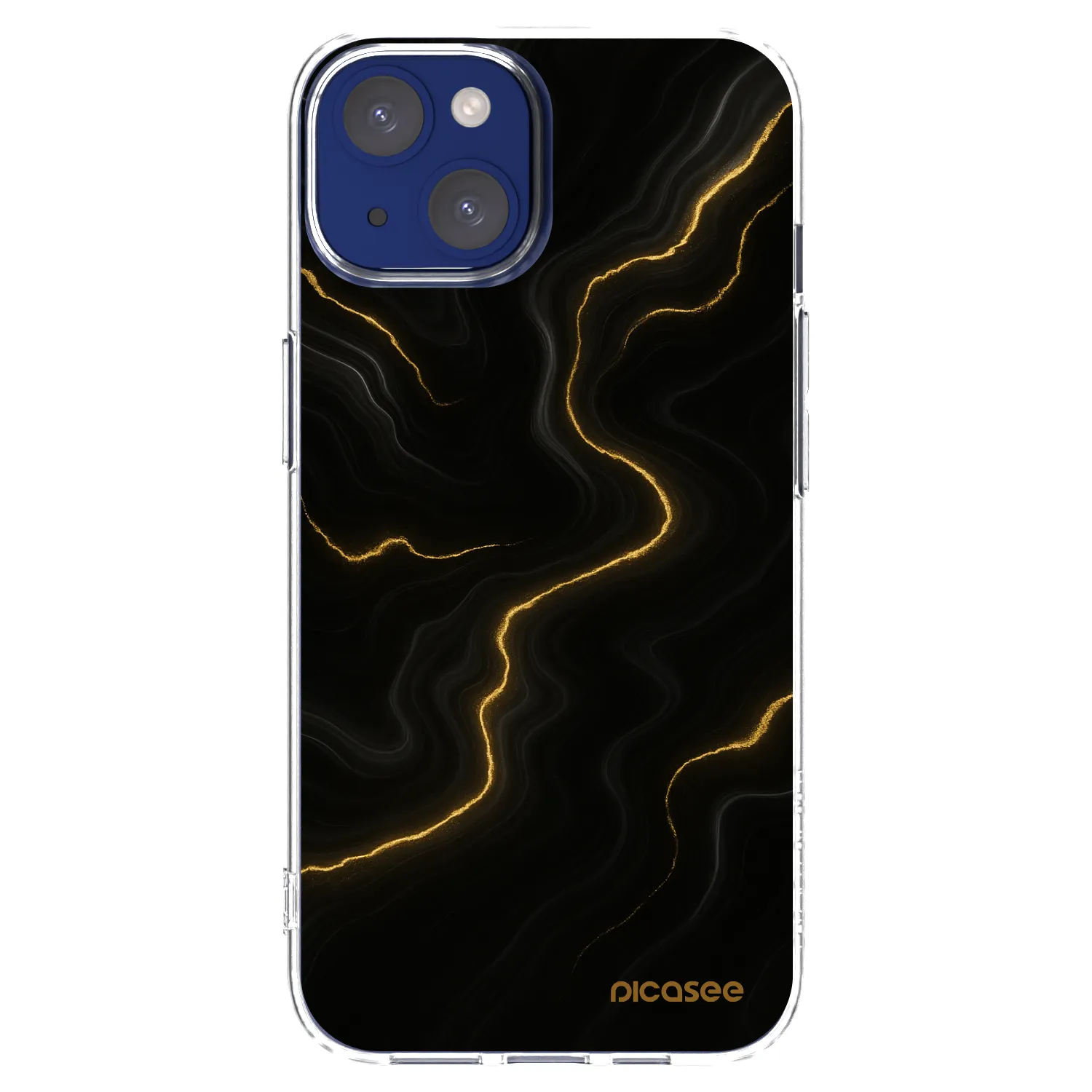 Picasee átlátszó szilikon tok az alábbi mobiltelefonokra Apple iPhone 14 - Thunder
