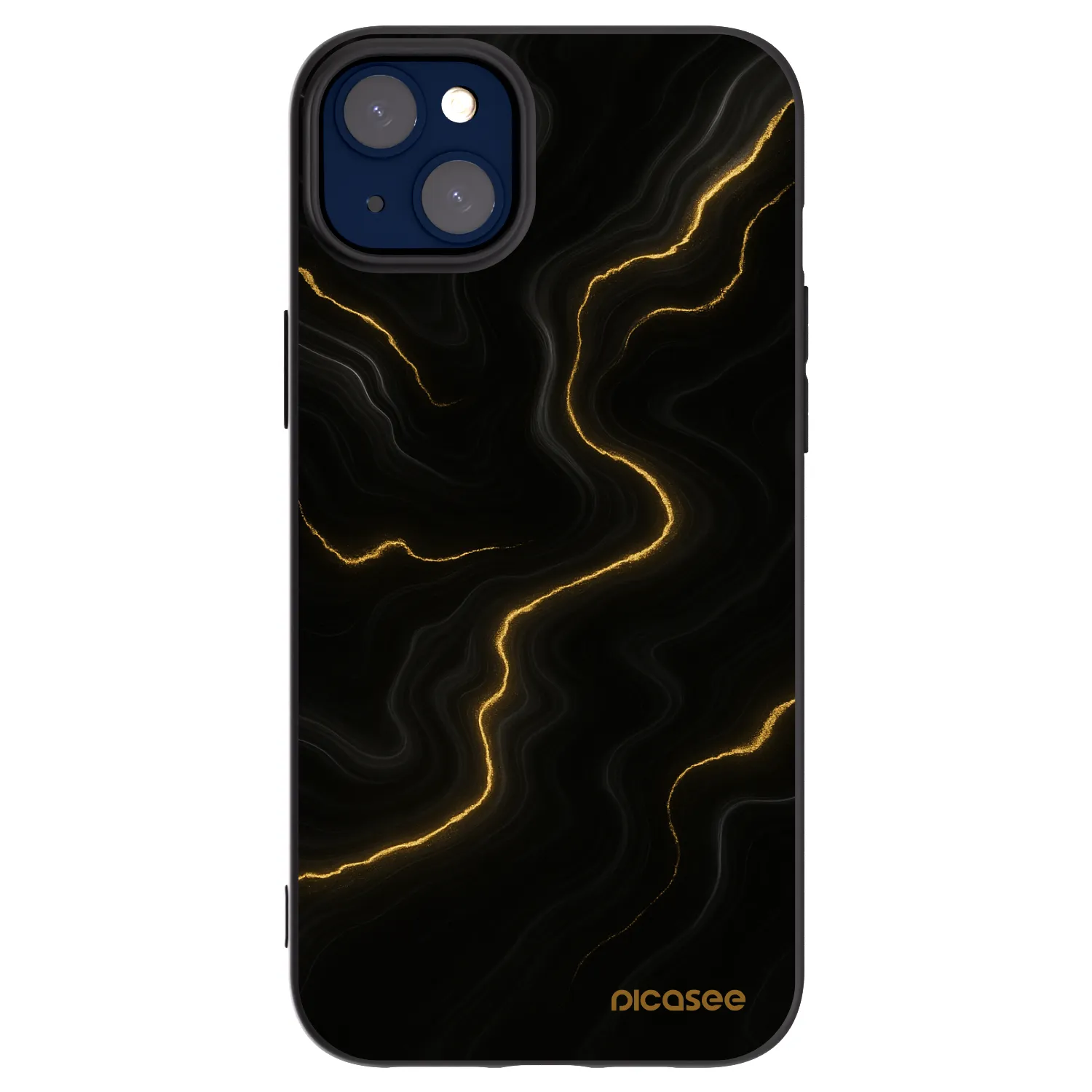 Picasee fekete szilikon tok az alábbi mobiltelefonokra Apple iPhone 14 Plus - Thunder