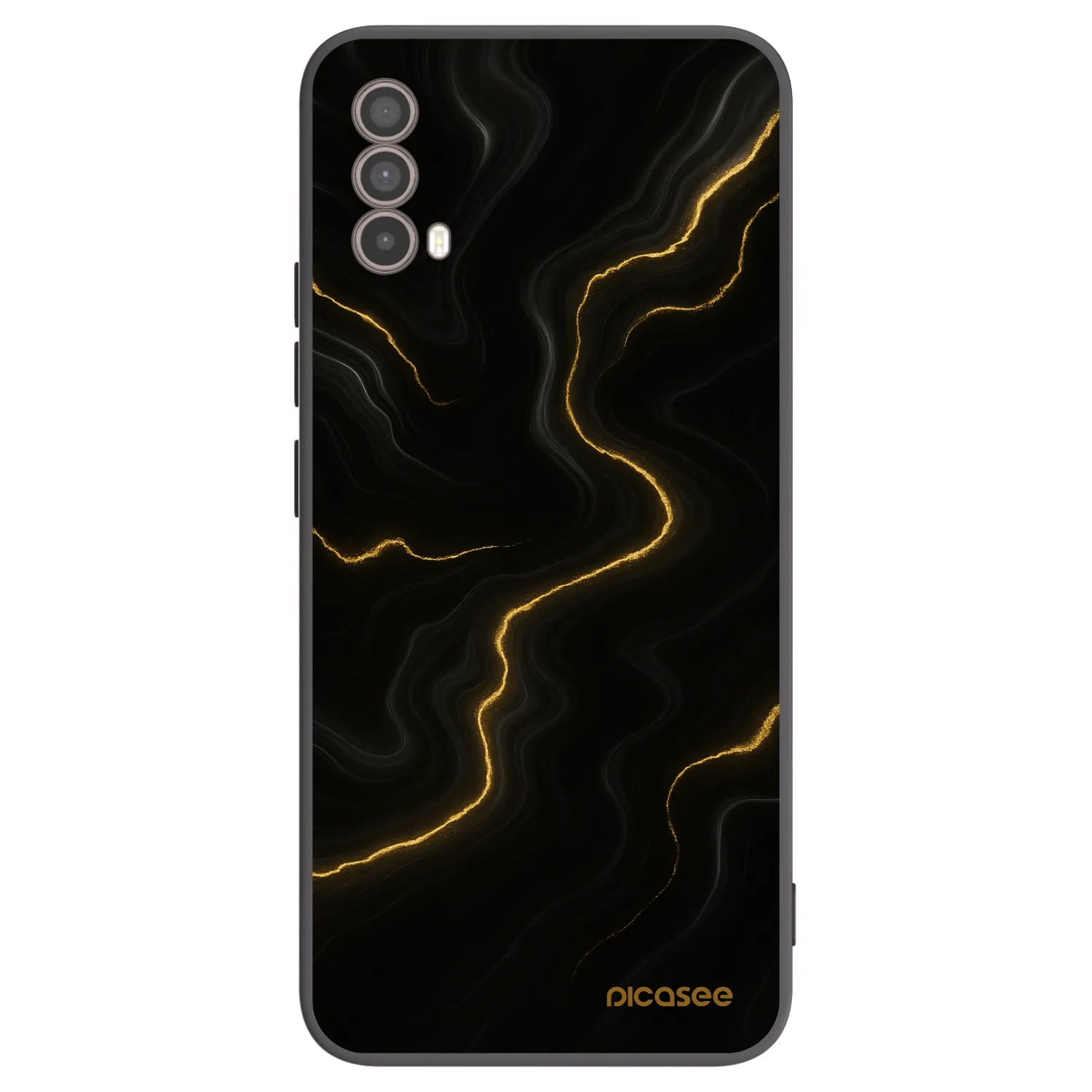 Picasee fekete szilikon tok az alábbi mobiltelefonokra Motorola Moto E40 - Thunder