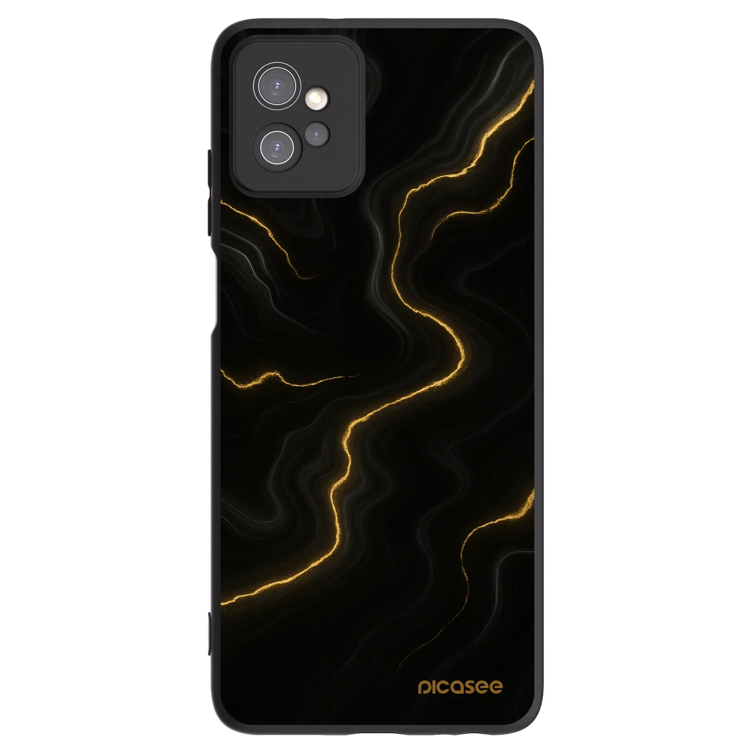 Picasee fekete szilikon tok az alábbi mobiltelefonokra Motorola Moto G32 - Thunder