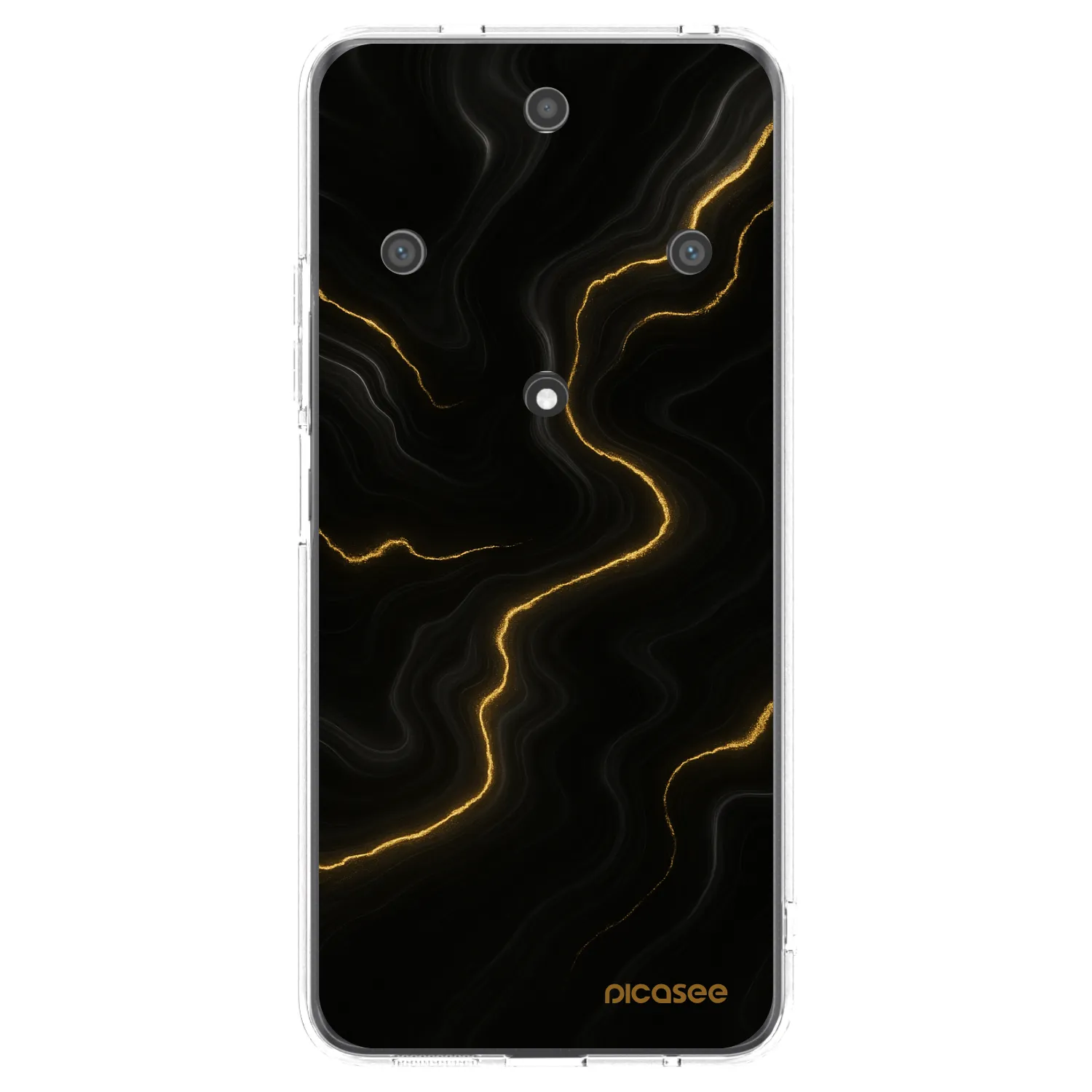Picasee átlátszó szilikon tok az alábbi mobiltelefonokra Honor Magic5 Lite 5G - Thunder