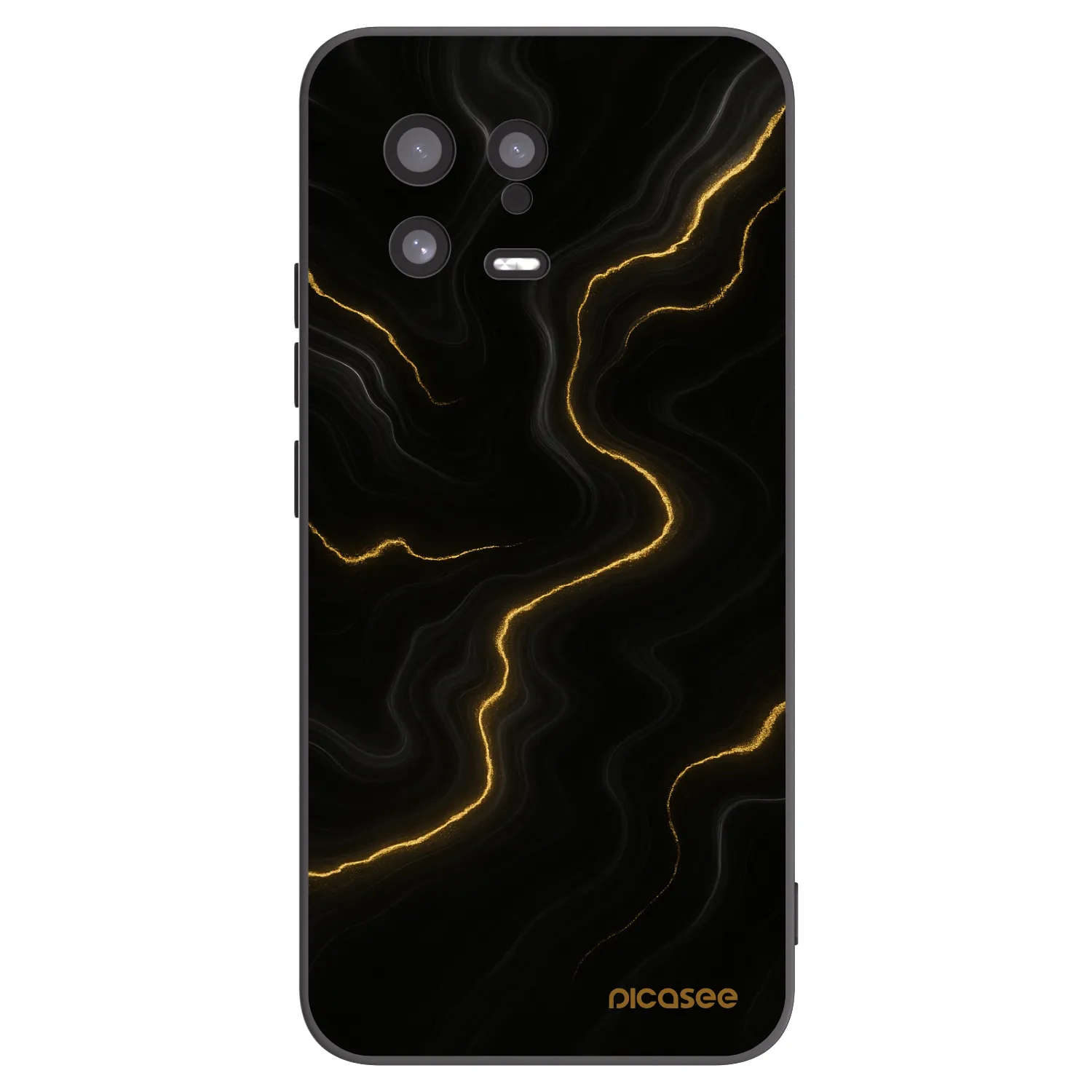 Picasee fekete szilikon tok az alábbi mobiltelefonokra Xiaomi 13 - Thunder