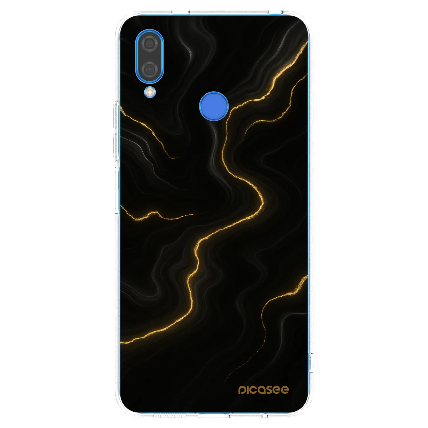 Picasee átlátszó szilikon tok az alábbi mobiltelefonokra Huawei Nova 3i - Thunder