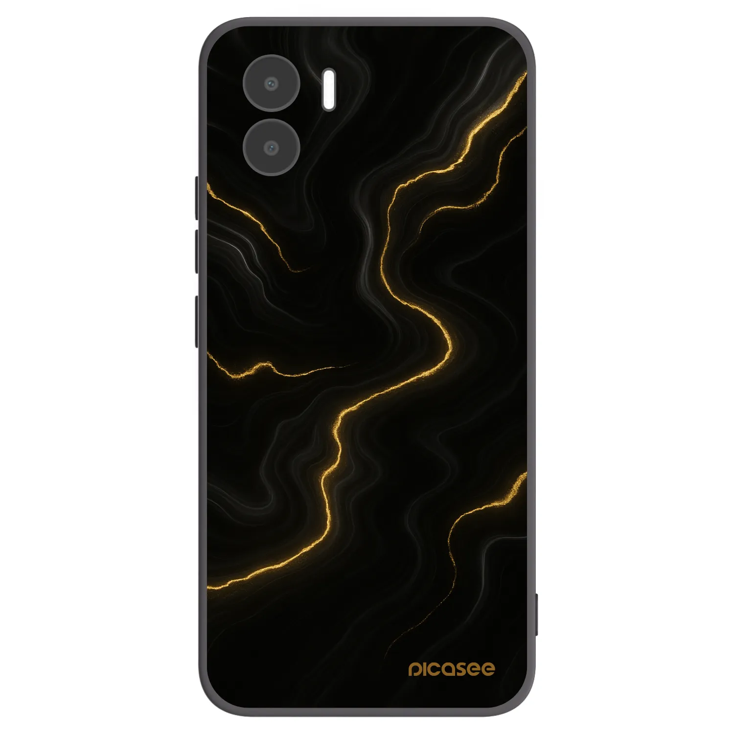 Picasee fekete szilikon tok az alábbi mobiltelefonokra Xiaomi Redmi A2 - Thunder