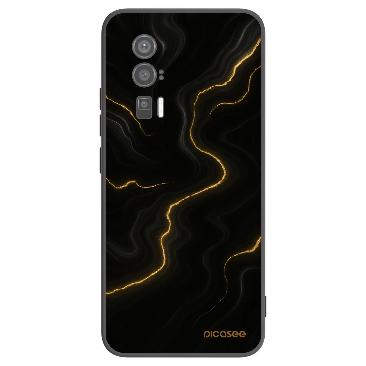Picasee fekete szilikon tok az alábbi mobiltelefonokra Xiaomi Poco F5 Pro 5G - Thunder