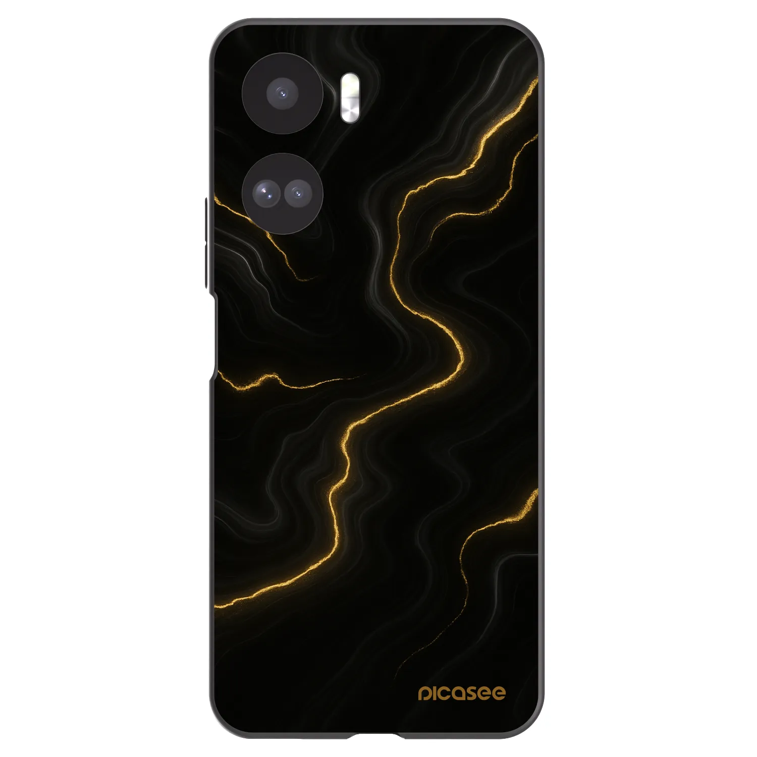 Picasee fekete szilikon tok az alábbi mobiltelefonokra Honor 90 Lite 5G - Thunder