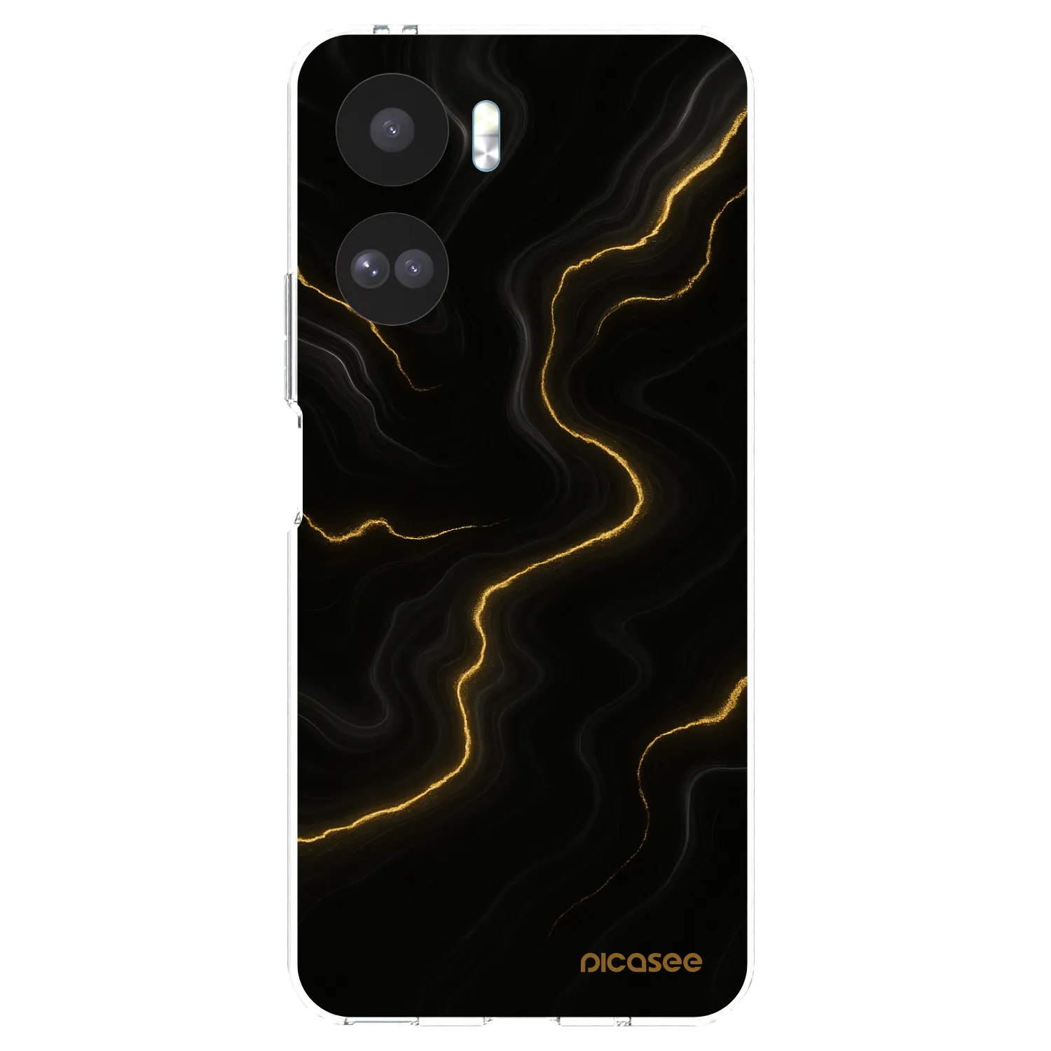 Picasee átlátszó szilikon tok az alábbi mobiltelefonokra Honor 90 Lite 5G - Thunder
