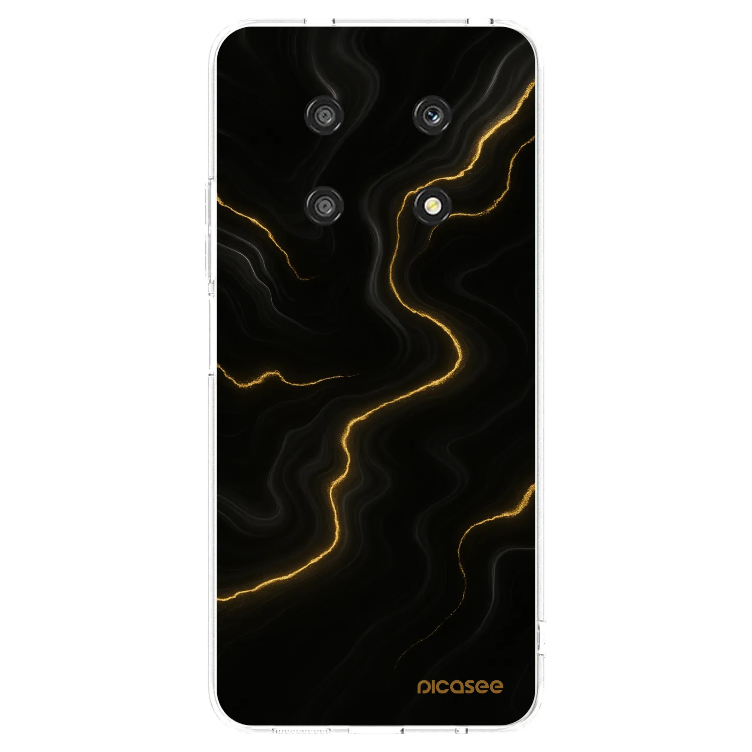 Picasee átlátszó szilikon tok az alábbi mobiltelefonokra Honor Magic4 Lite 5G - Thunder