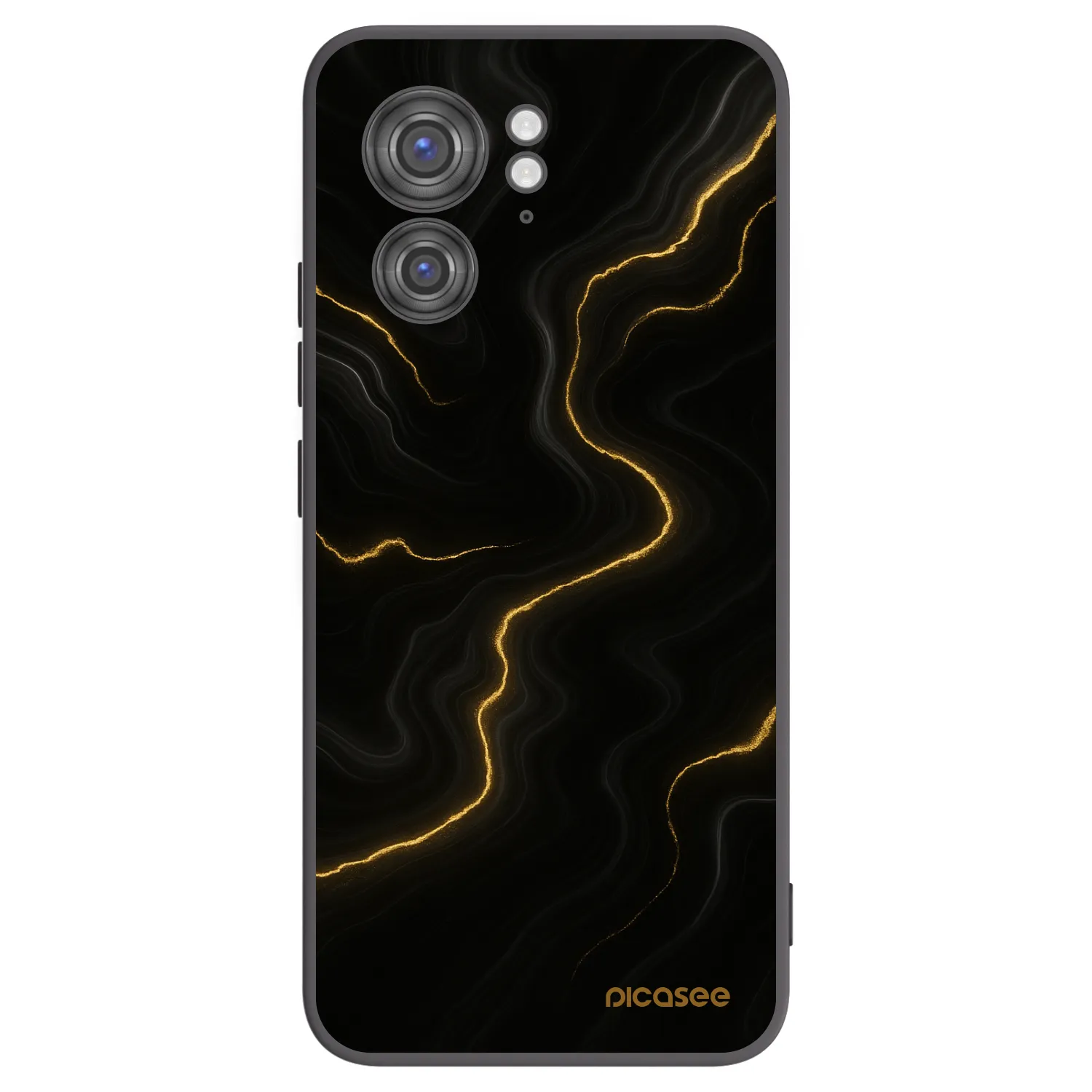 Picasee fekete szilikon tok az alábbi mobiltelefonokra Motorola Edge 40 - Thunder