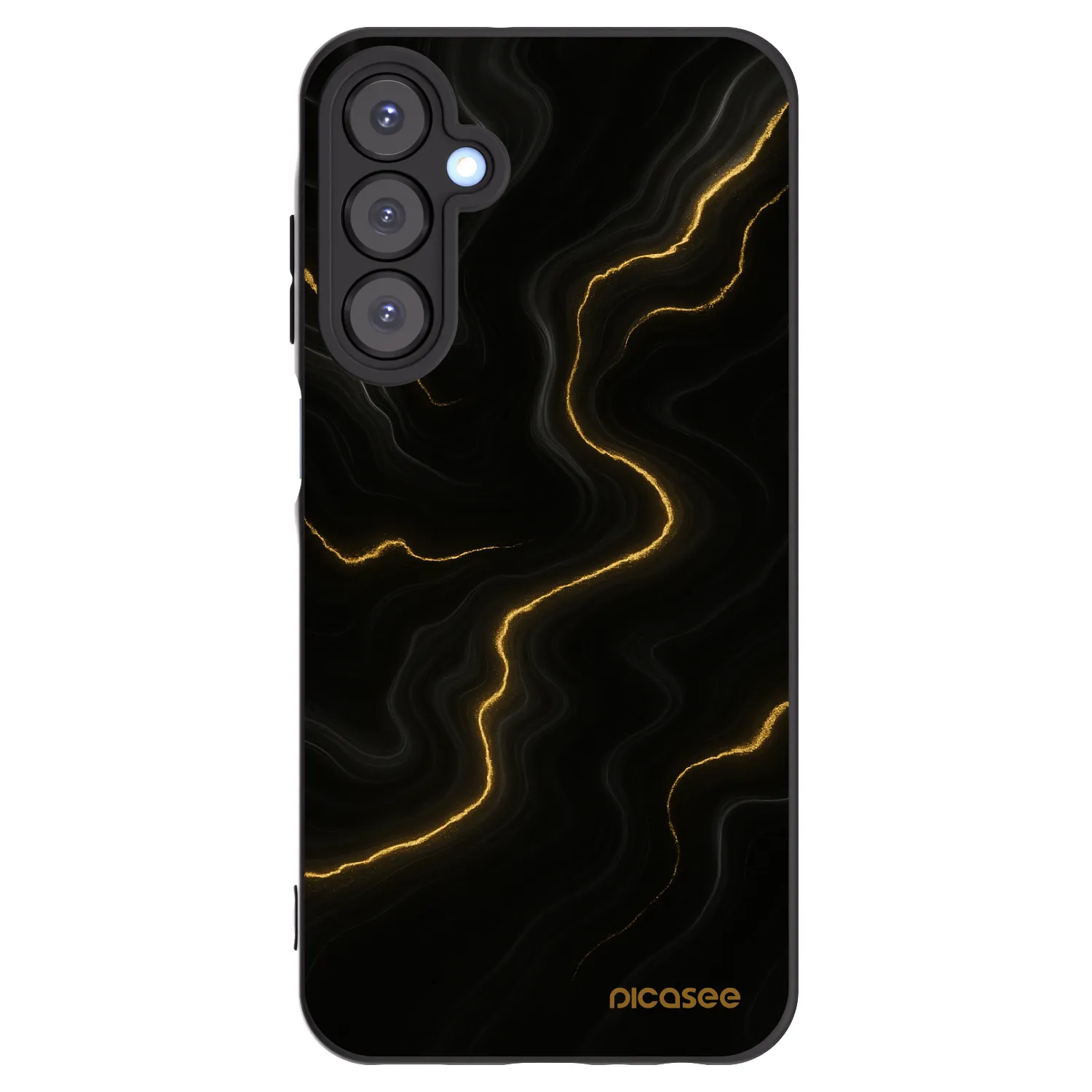 Picasee fekete szilikon tok az alábbi mobiltelefonokra Samsung Galaxy A25 A256B 5G - Thunder