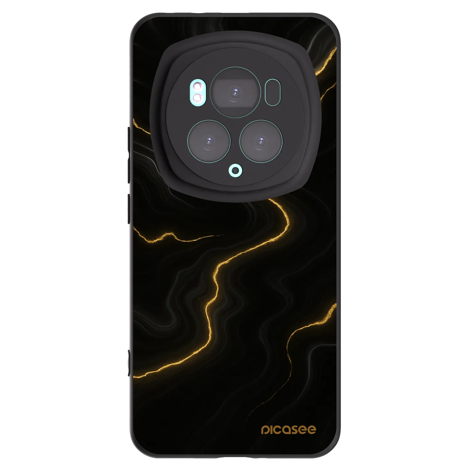 Picasee fekete szilikon tok az alábbi mobiltelefonokra Honor Magic6 Pro - Thunder
