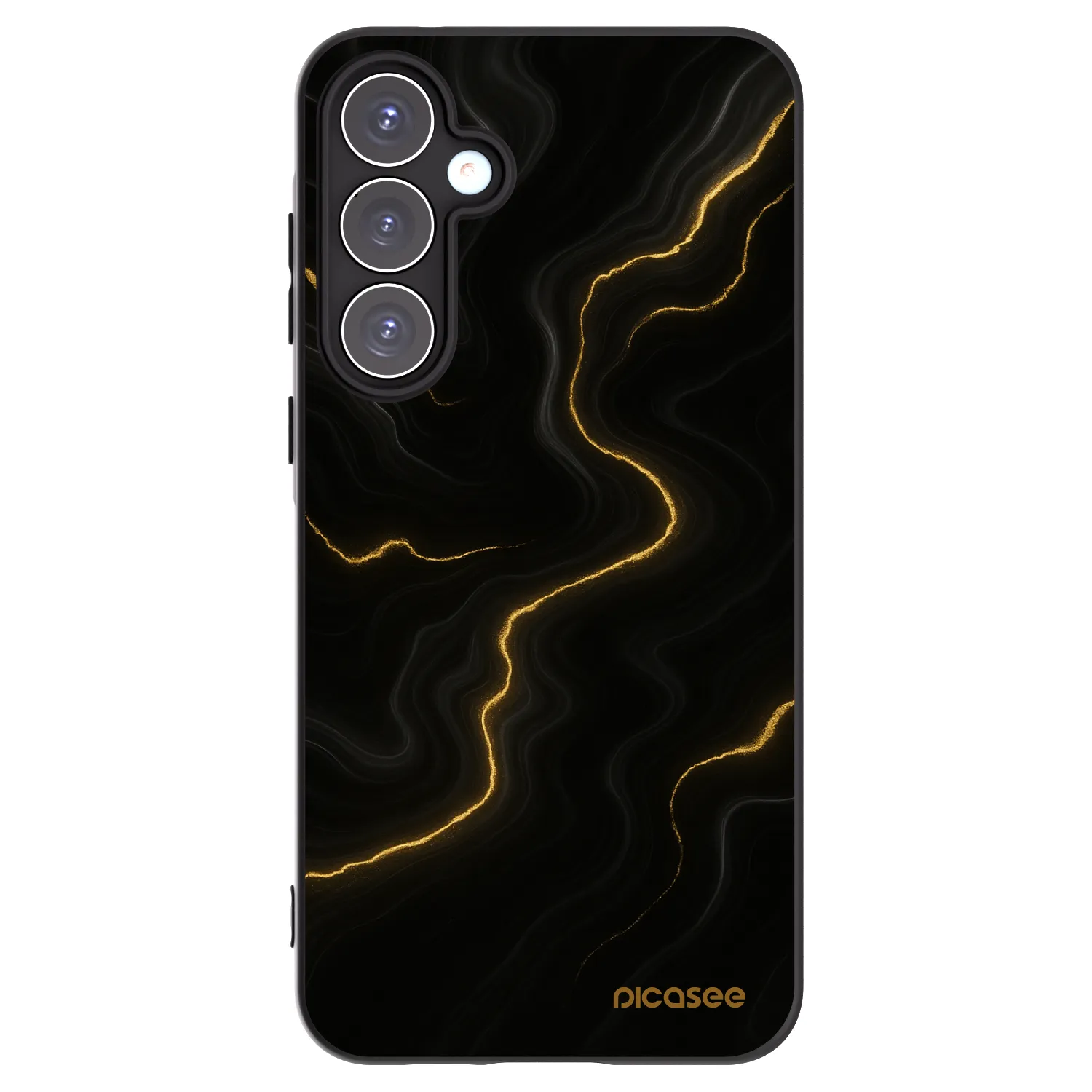 Picasee fekete szilikon tok az alábbi mobiltelefonokra Samsung Galaxy A55 5G A556B - Thunder