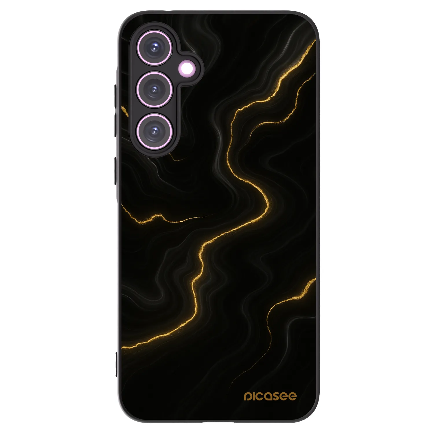 Picasee fekete szilikon tok az alábbi mobiltelefonokra Samsung Galaxy A35 5G A356B - Thunder