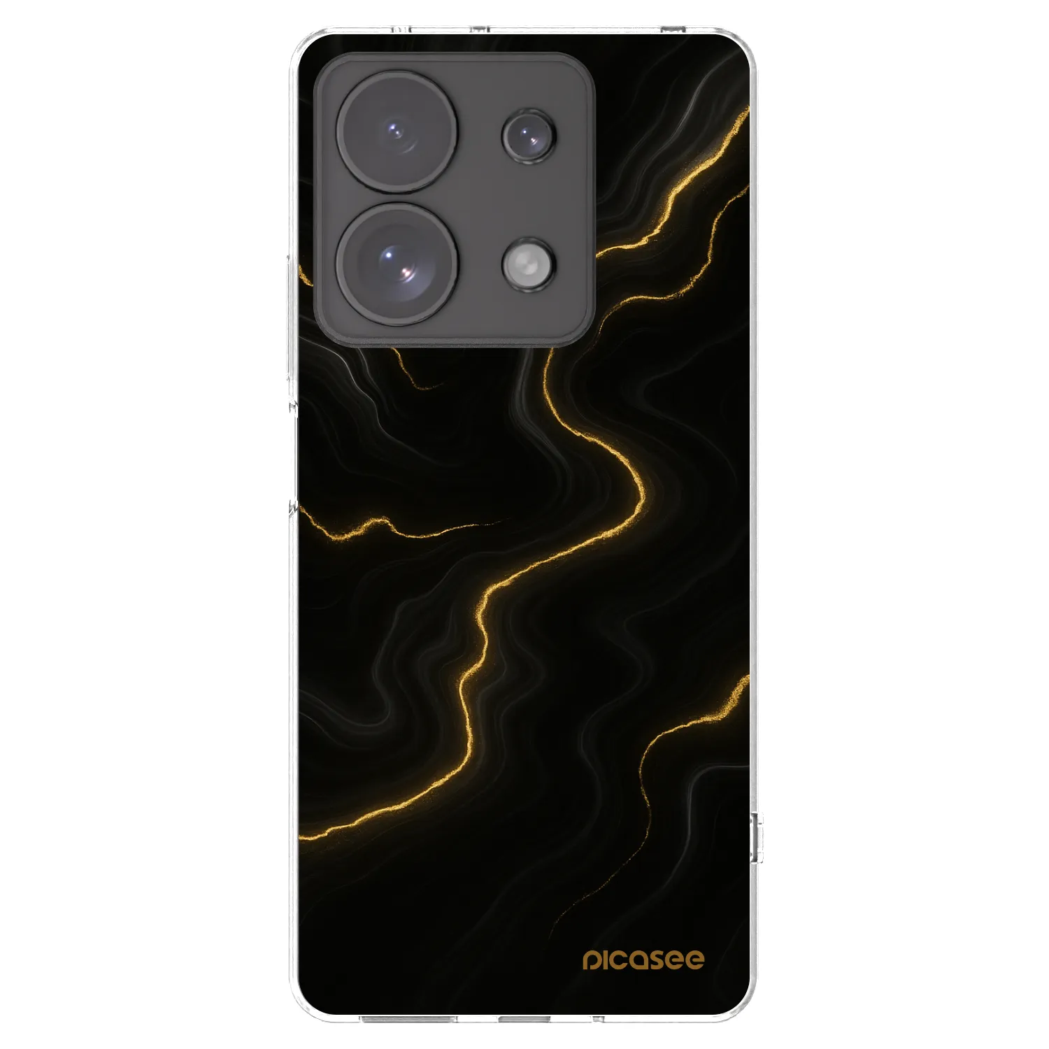 Picasee átlátszó szilikon tok az alábbi mobiltelefonokra Xiaomi Redmi Note 13 Pro 4G - Thunder