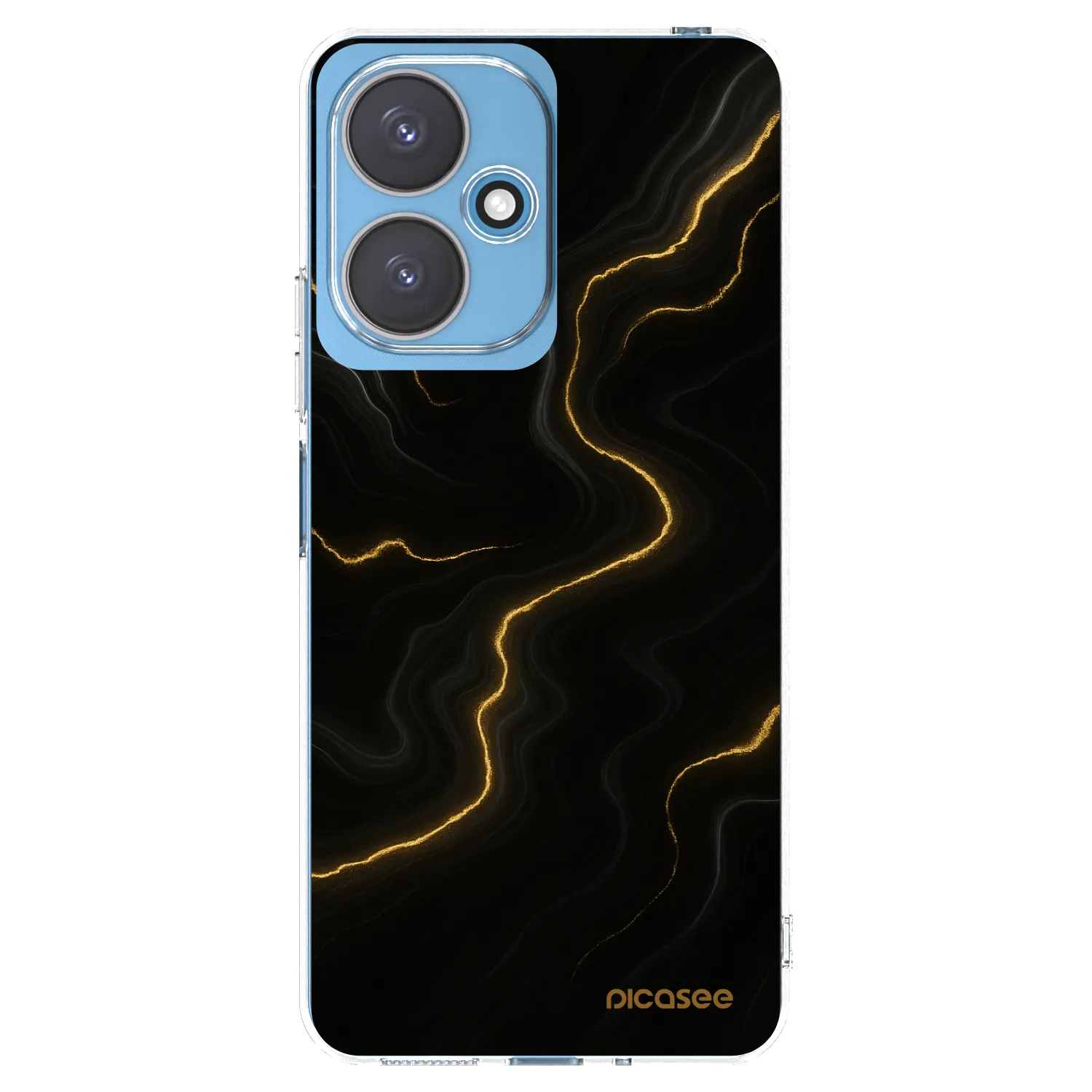 Picasee átlátszó szilikon tok az alábbi mobiltelefonokra Xiaomi Redmi 13C 5G - Thunder