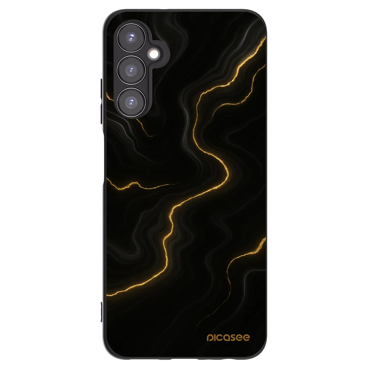 Picasee fekete szilikon tok az alábbi mobiltelefonokra Samsung Galaxy A05s A057G - Thunder