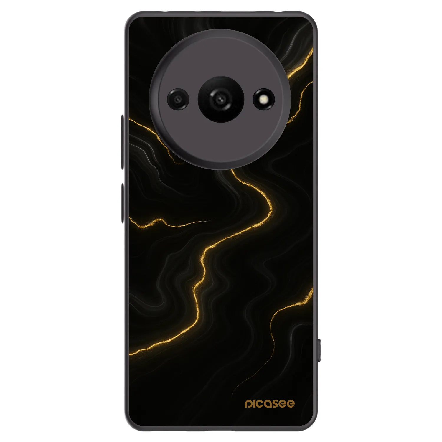 Picasee fekete szilikon tok az alábbi mobiltelefonokra Xiaomi Redmi A3 - Thunder