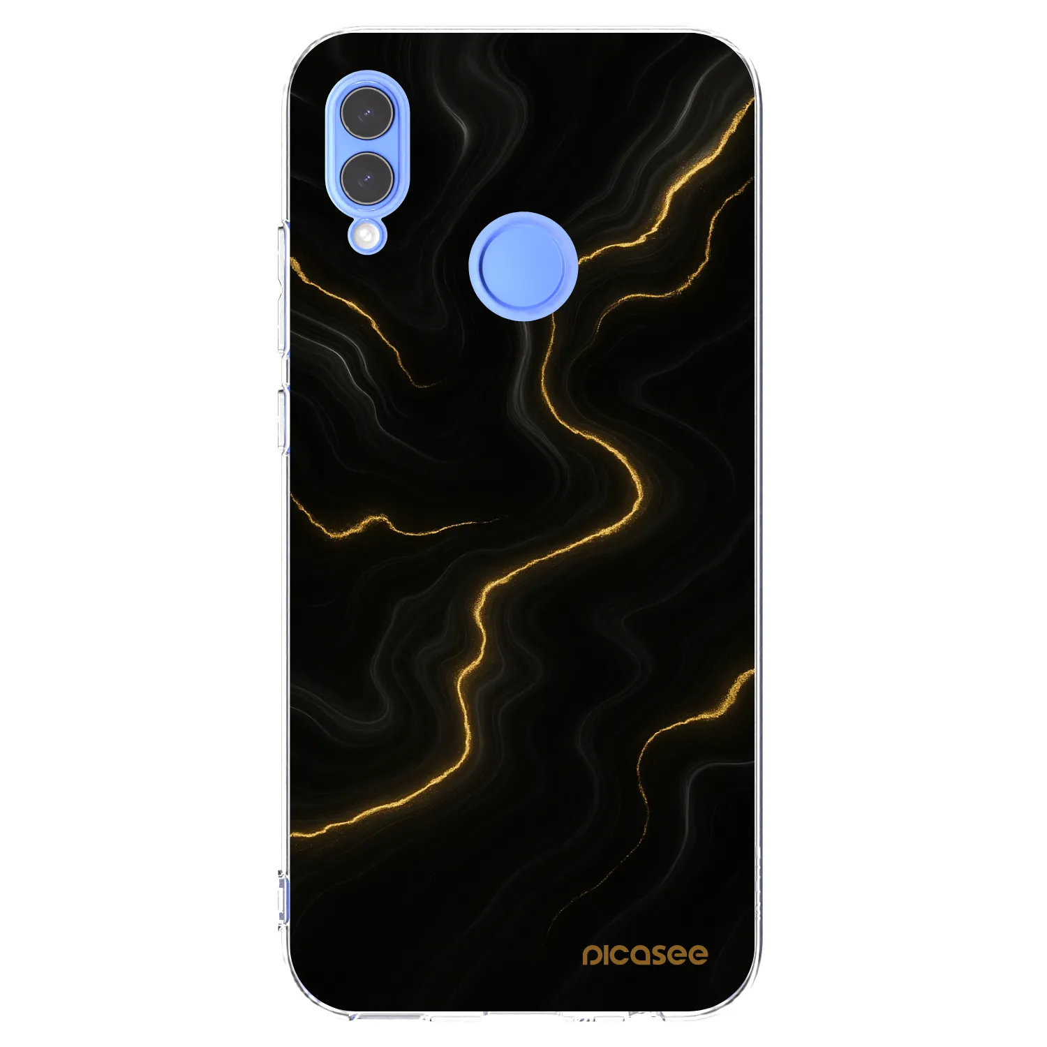 Picasee átlátszó szilikon tok az alábbi mobiltelefonokra Huawei P Smart 2019 - Thunder