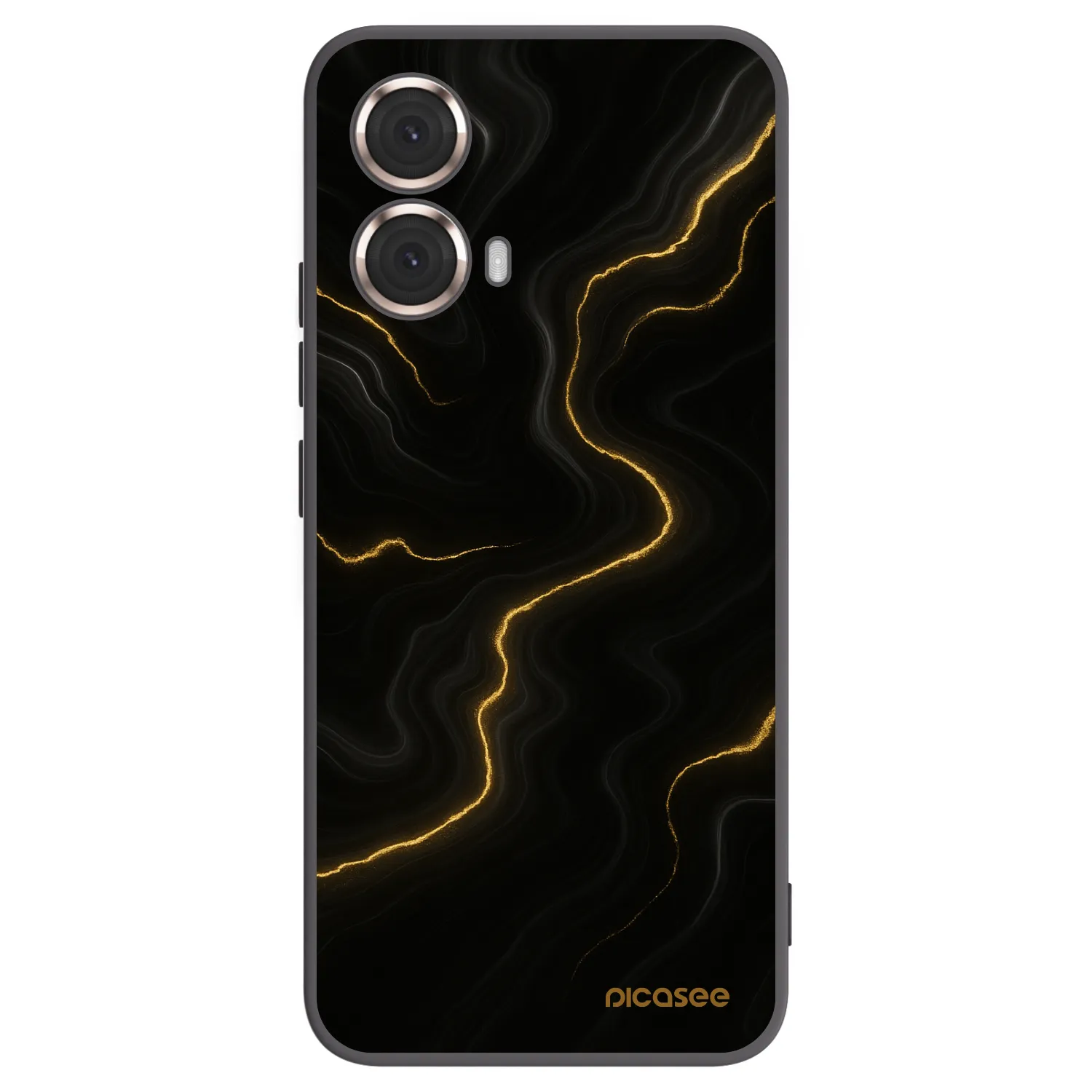 Picasee fekete szilikon tok az alábbi mobiltelefonokra Motorola Moto G85 - Thunder