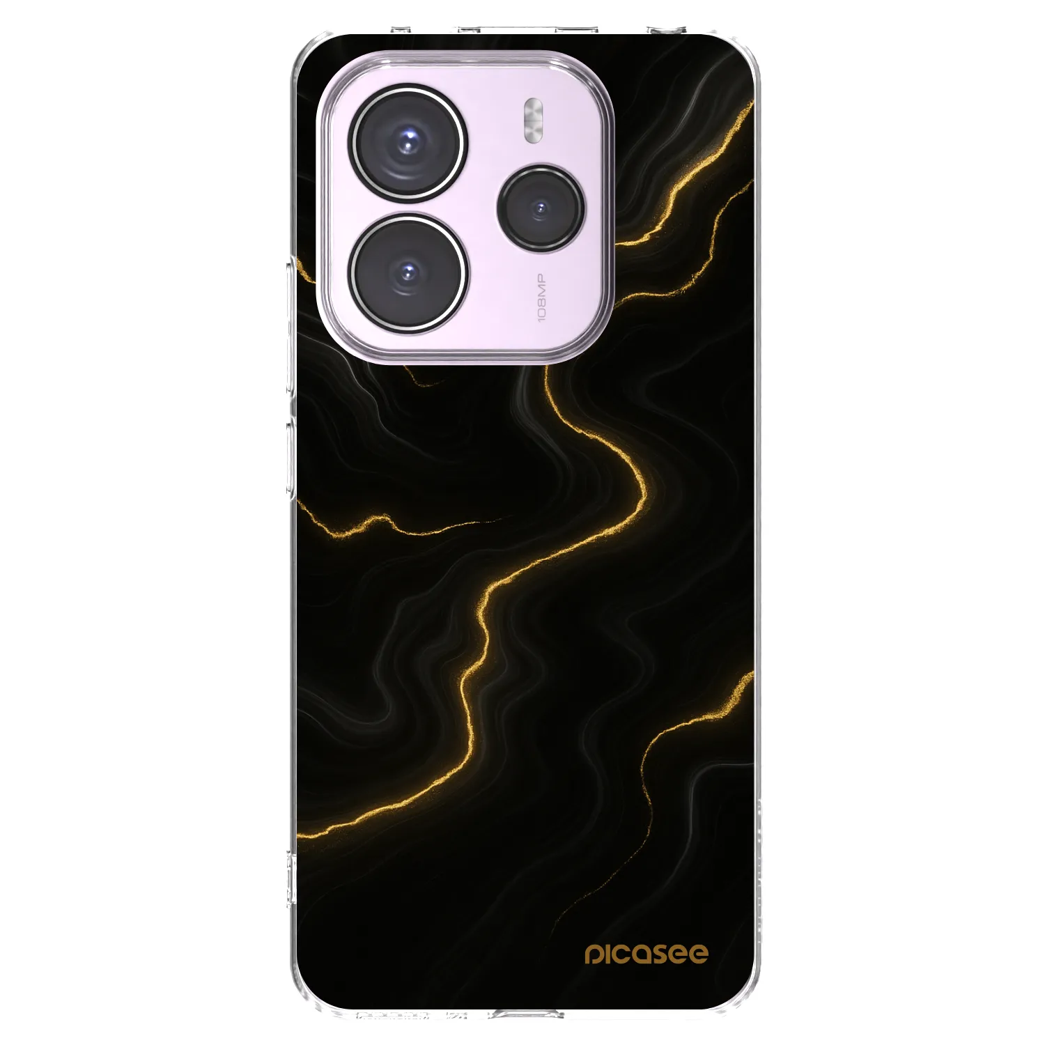 Picasee átlátszó szilikon tok az alábbi mobiltelefonokra Xiaomi Redmi Note 14 5G - Thunder