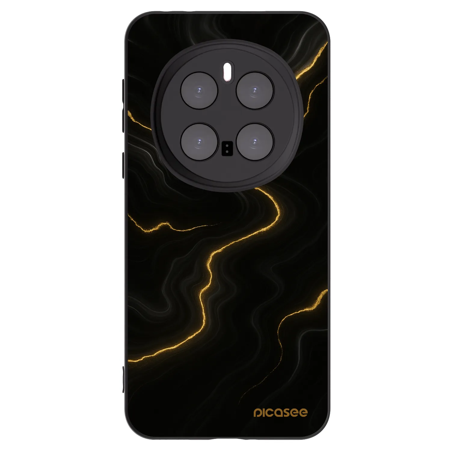 Picasee fekete szilikon tok az alábbi mobiltelefonokra Honor Magic7 Pro 5G - Thunder