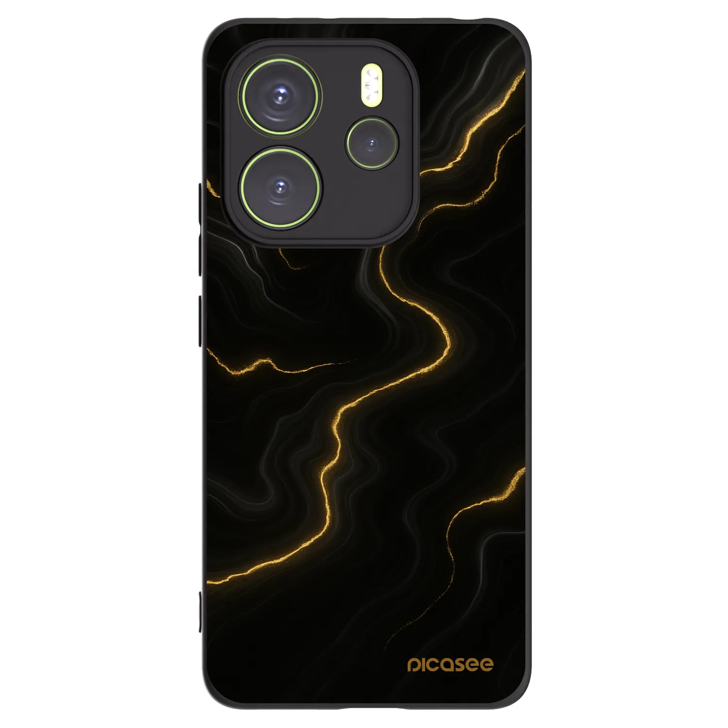 Picasee fekete szilikon tok az alábbi mobiltelefonokra Xiaomi Redmi Note 14 4G - Thunder