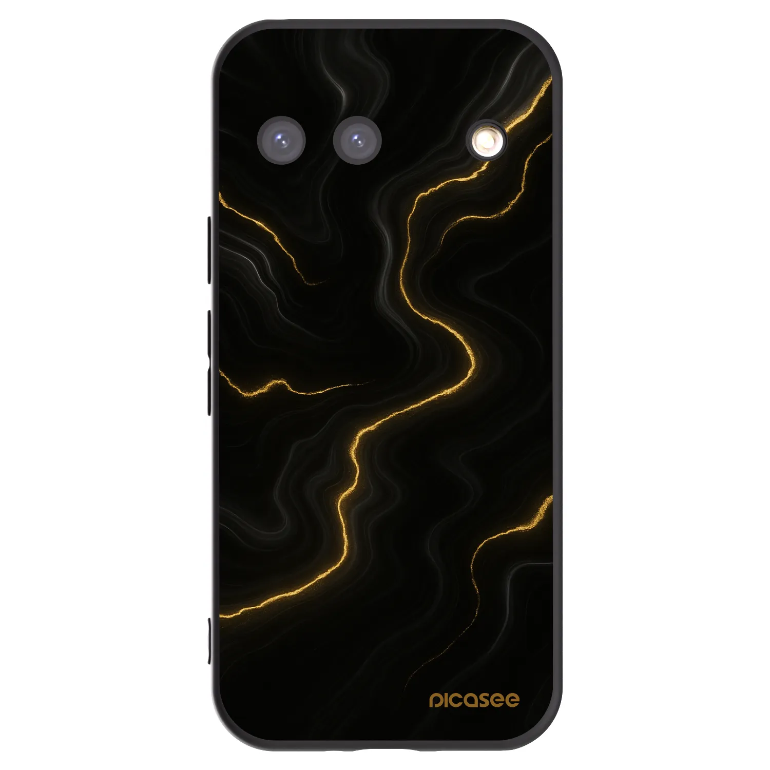 Picasee fekete szilikon tok az alábbi mobiltelefonokra Google Pixel 9 - Thunder