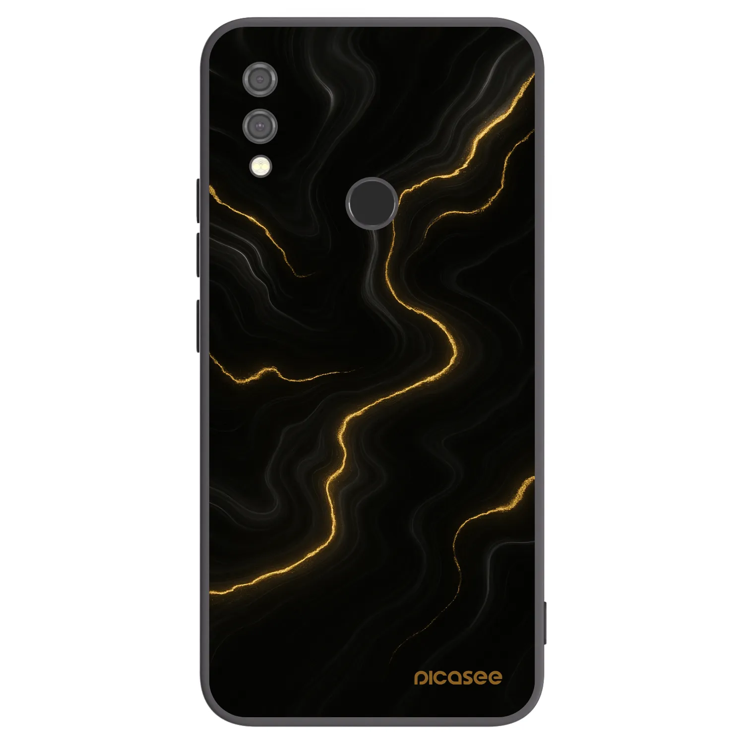 Picasee fekete szilikon tok az alábbi mobiltelefonokra Xiaomi Redmi Note 7 - Thunder