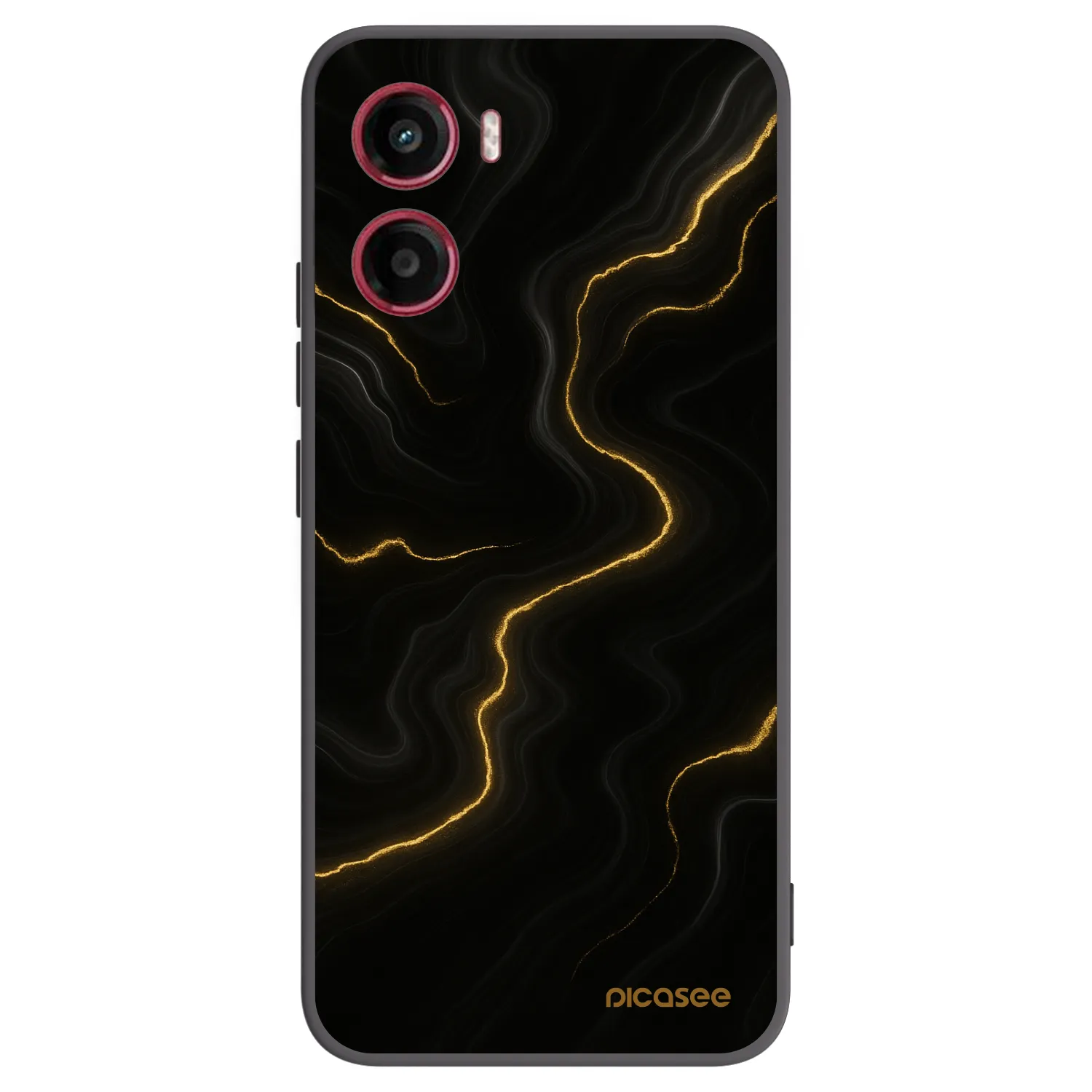 Picasee fekete szilikon tok az alábbi mobiltelefonokra Motorola Moto G05 - Thunder