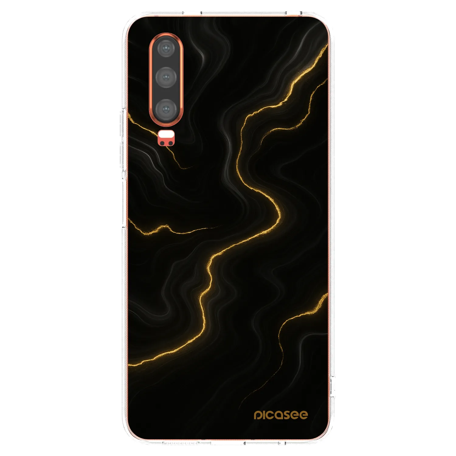 Picasee átlátszó szilikon tok az alábbi mobiltelefonokra Huawei P30 - Thunder
