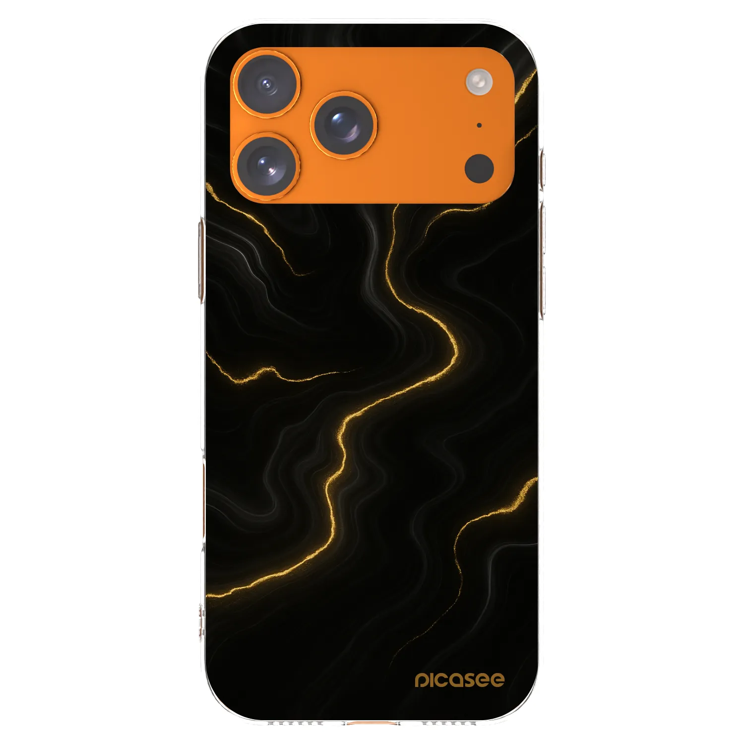 Picasee átlátszó szilikon tok az alábbi mobiltelefonokra Apple iPhone 17 Pro Max - Thunder