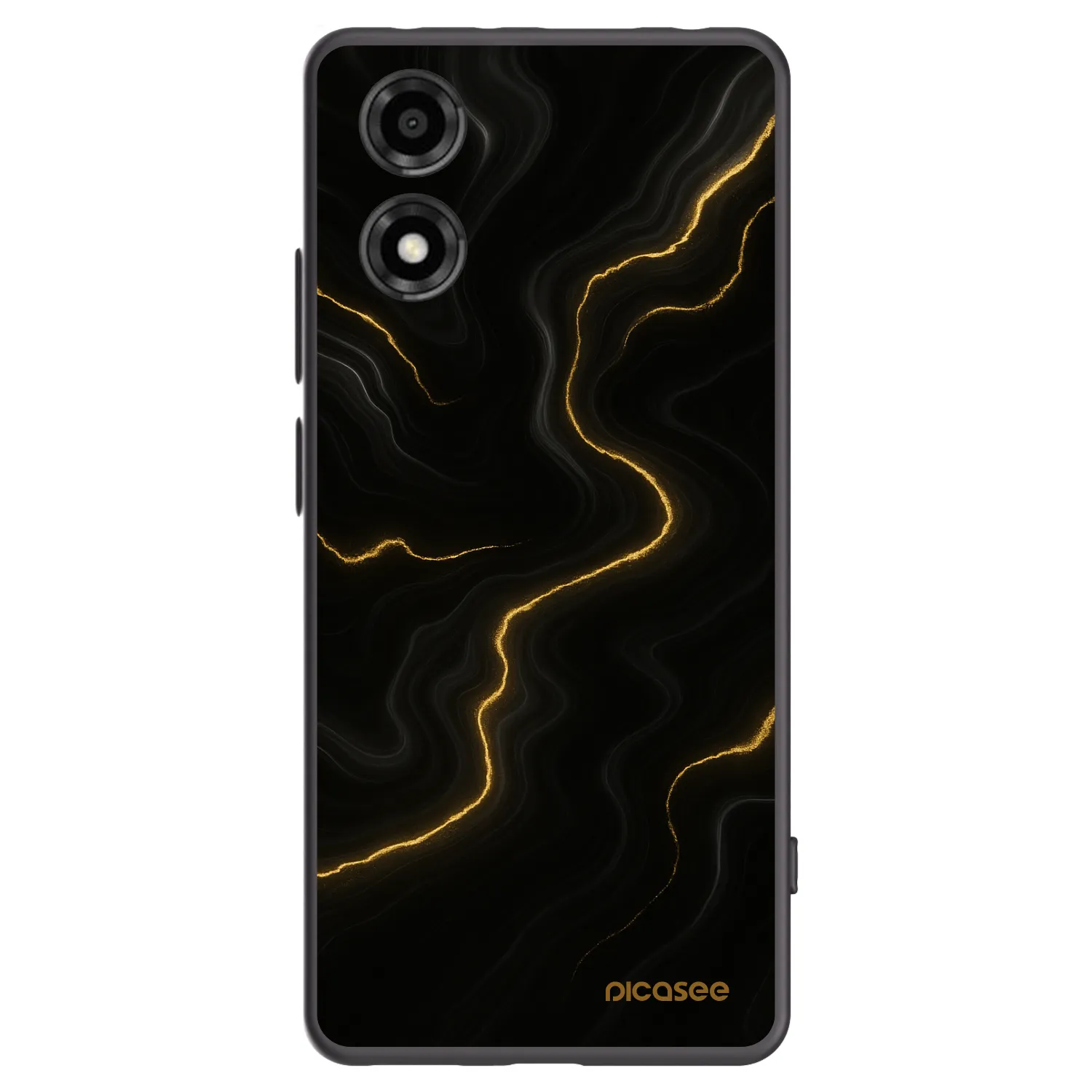 Picasee fekete szilikon tok az alábbi mobiltelefonokra Motorola Moto E14 - Thunder