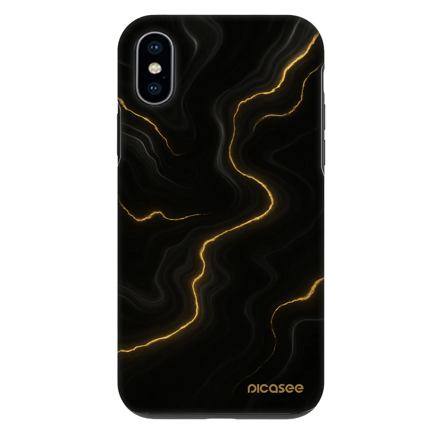 Picasee Fashion Case Apple iPhone X/XS - Thunder