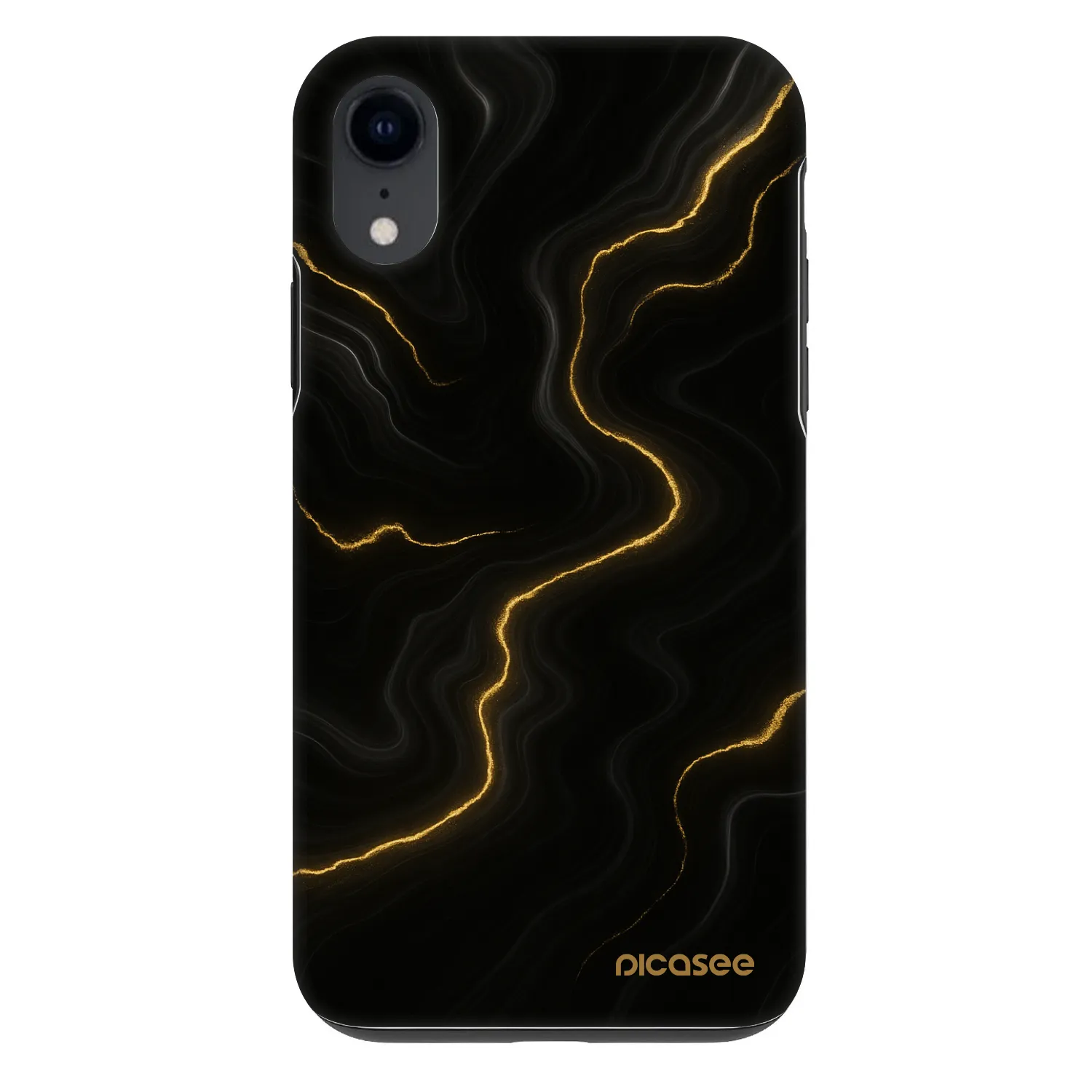 Picasee Fashion Case Apple iPhone XR - Thunder