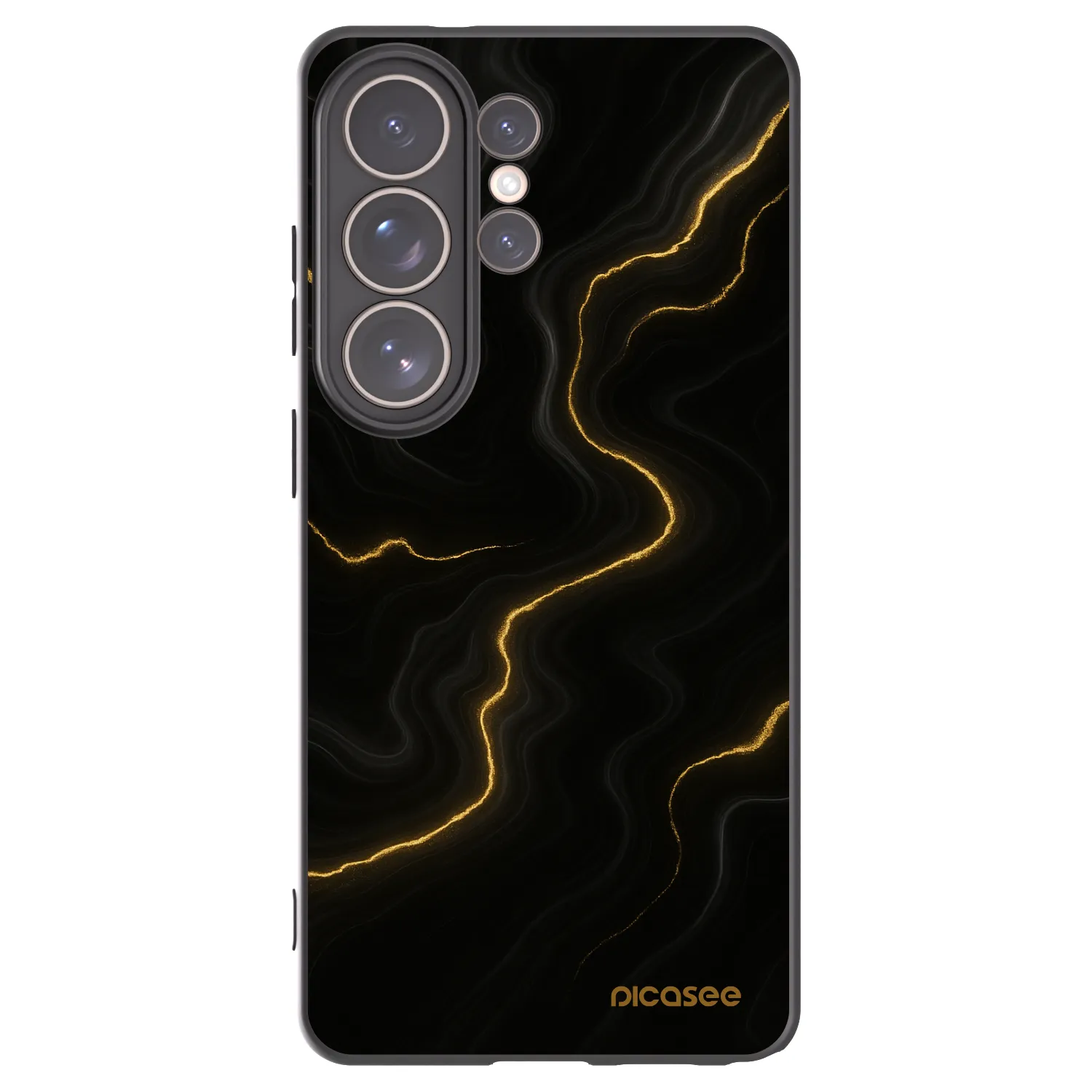 Picasee fekete szilikon tok az alábbi mobiltelefonokra Samsung Galaxy S26 Ultra - Thunder