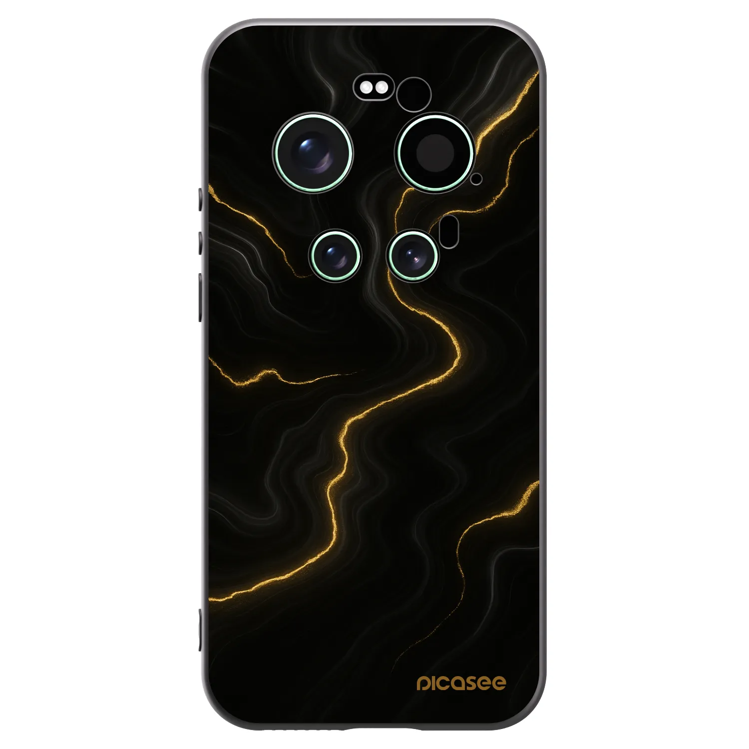 Picasee fekete szilikon tok az alábbi mobiltelefonokra Xiaomi 17 Ultra - Thunder