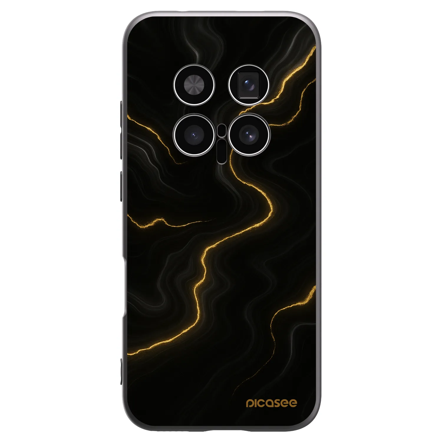 Picasee fekete szilikon tok az alábbi mobiltelefonokra Honor Magic8 Pro 5G - Thunder