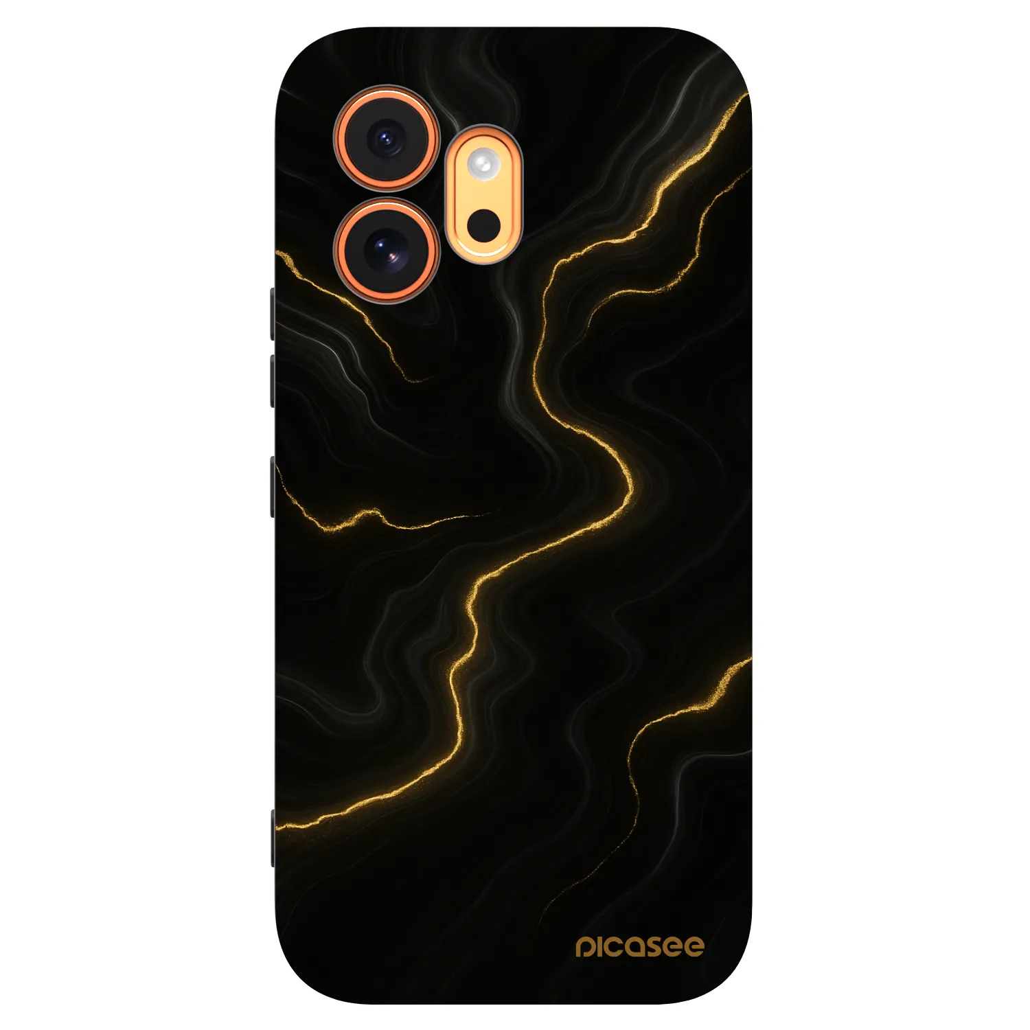 Picasee fekete szilikon tok az alábbi mobiltelefonokra Honor 600 - Thunder