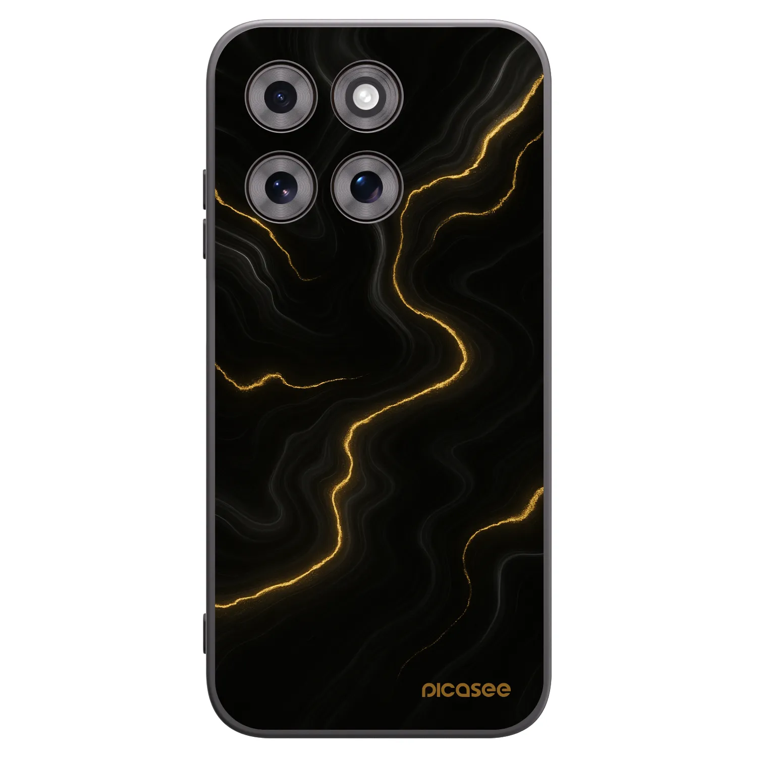 Picasee fekete szilikon tok az alábbi mobiltelefonokra Motorola Moto G77 - Thunder