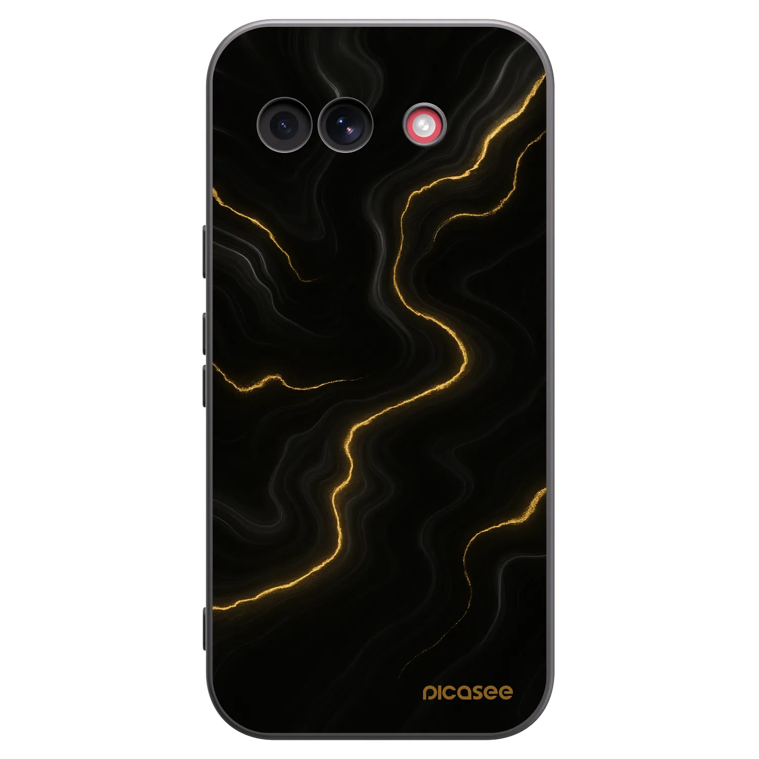 Picasee fekete szilikon tok az alábbi mobiltelefonokra Google Pixel 10a - Thunder