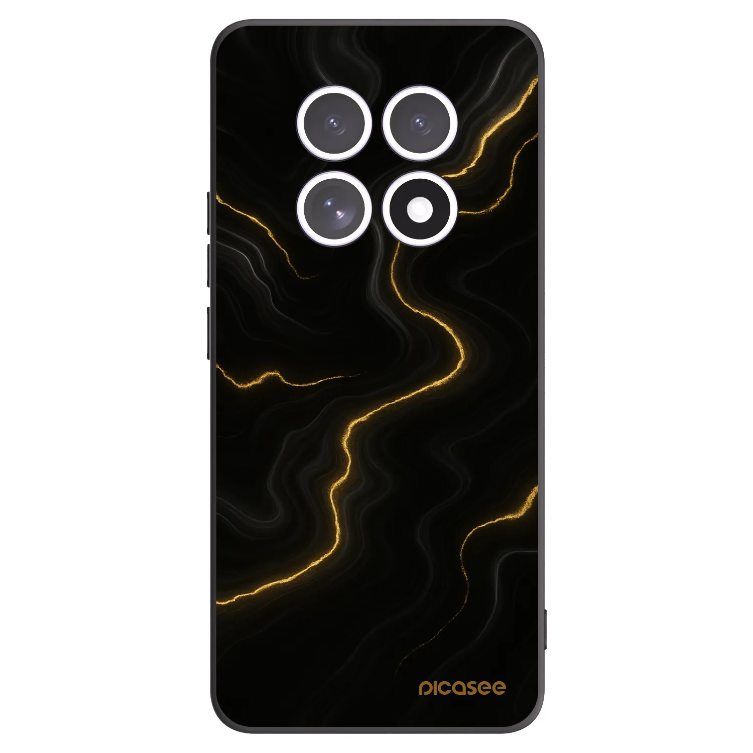 Picasee fekete szilikon tok az alábbi mobiltelefonokra Xiaomi Redmi Note 15 5G - Thunder