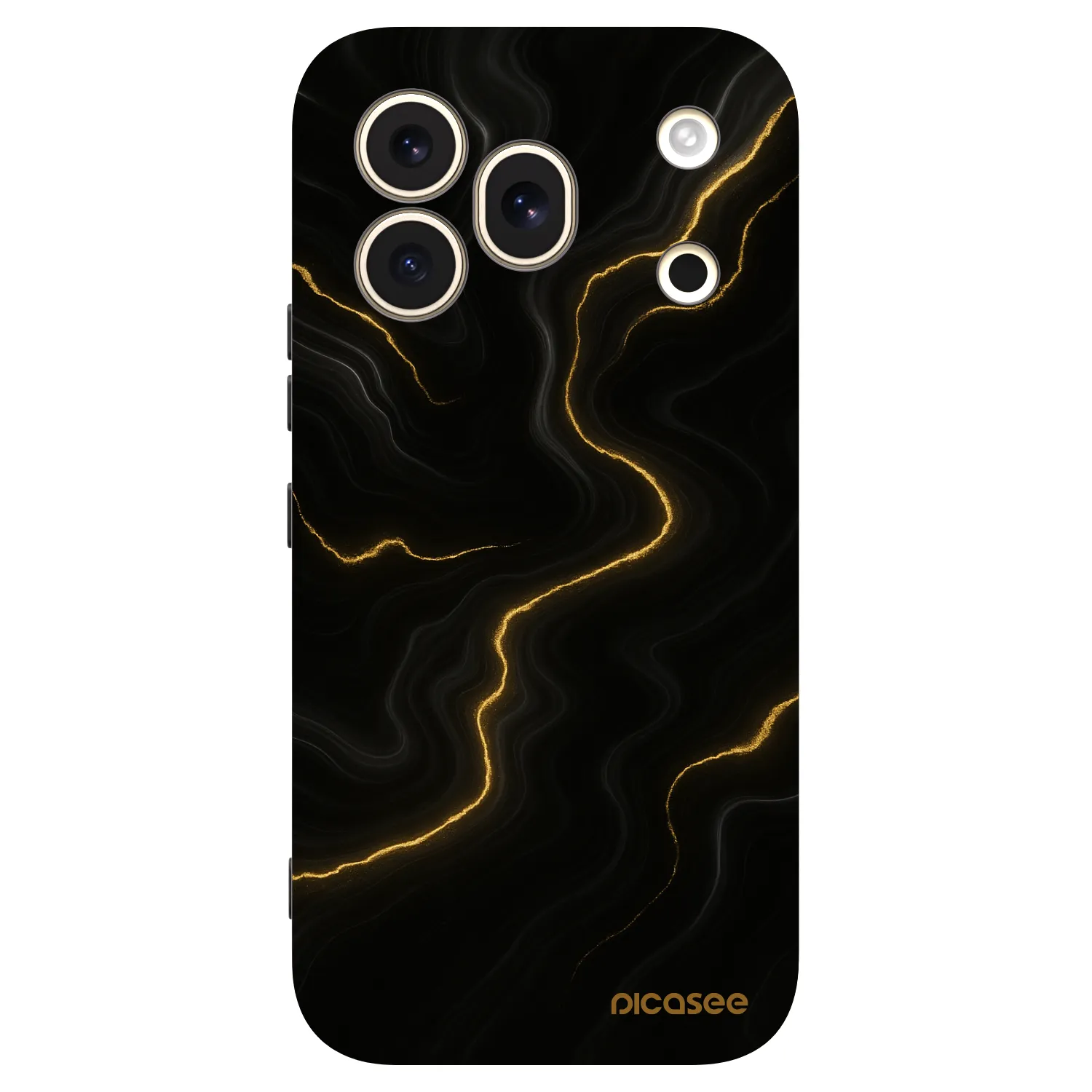 Picasee fekete szilikon tok az alábbi mobiltelefonokra Honor 600 Pro - Thunder