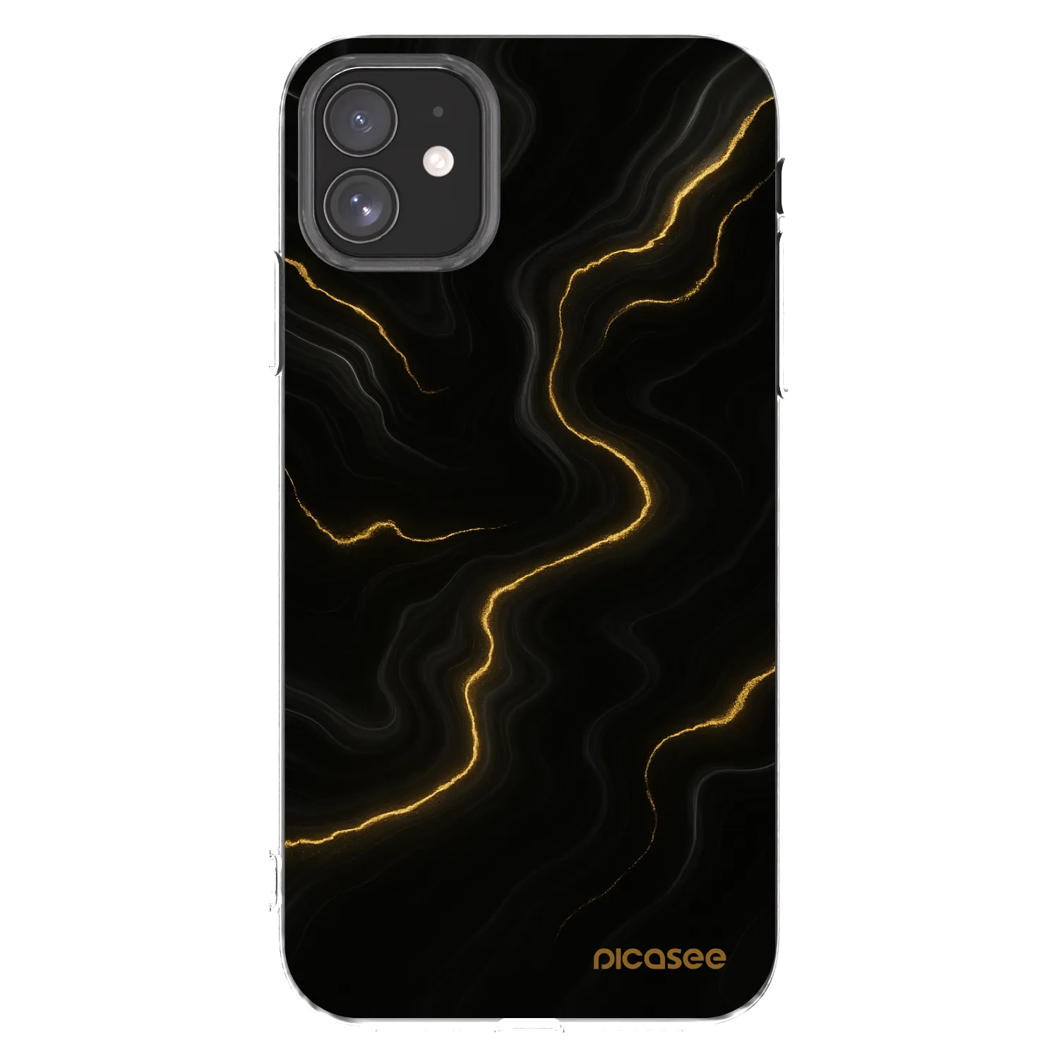 Picasee átlátszó szilikon tok az alábbi mobiltelefonokra Apple iPhone 11 - Thunder