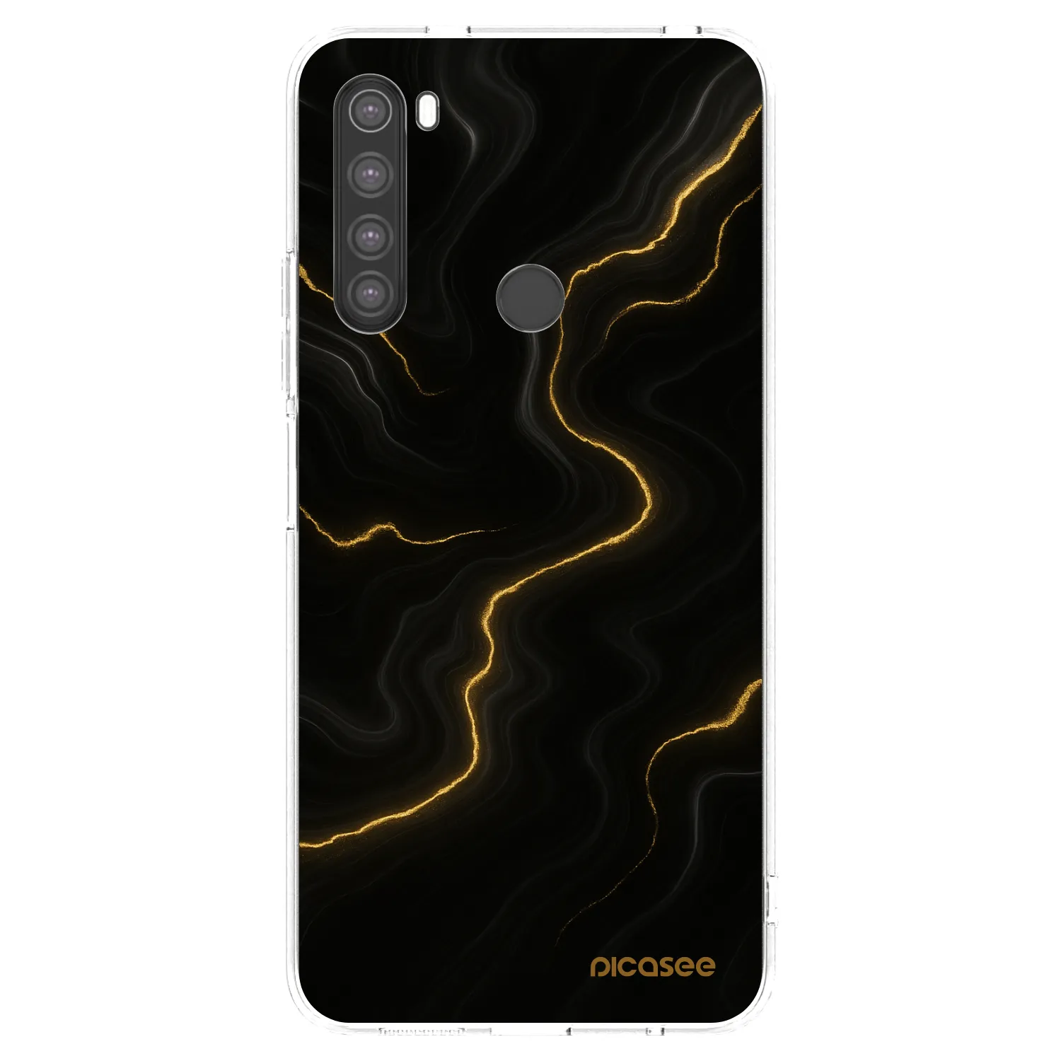 Picasee átlátszó szilikon tok az alábbi mobiltelefonokra Xiaomi Redmi Note 8 - Thunder