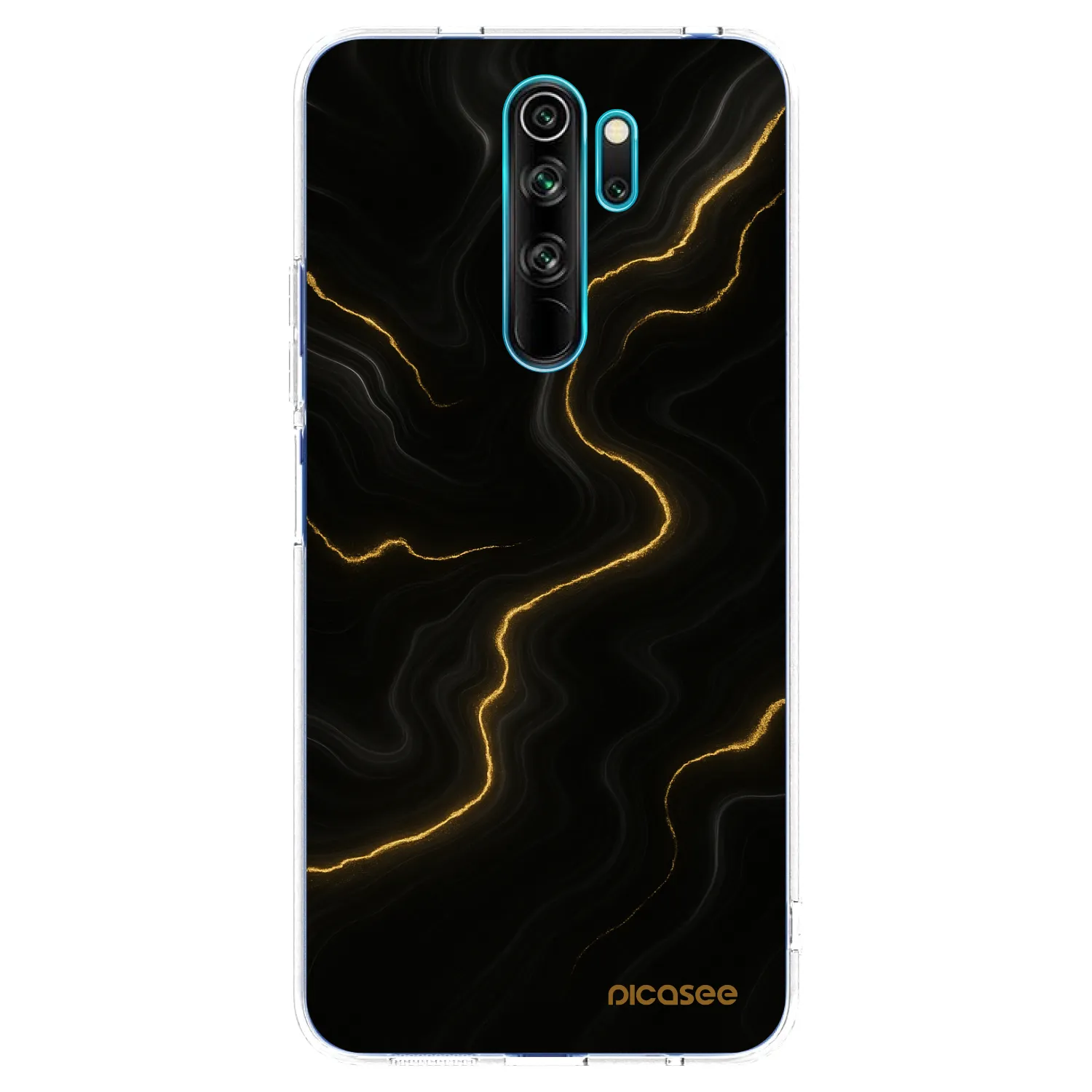 Picasee átlátszó szilikon tok az alábbi mobiltelefonokra Xiaomi Redmi Note 8 Pro - Thunder