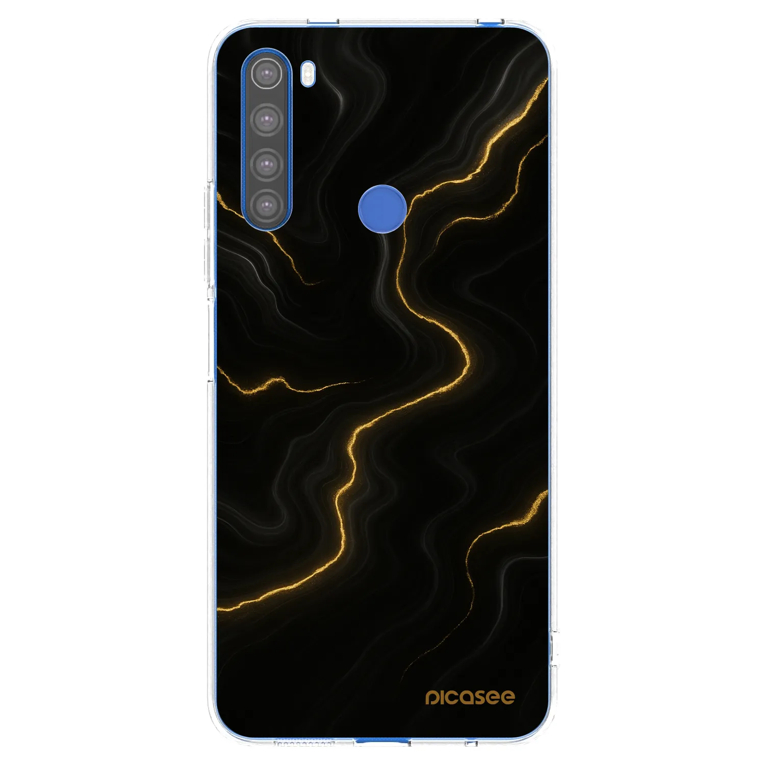 Picasee átlátszó szilikon tok az alábbi mobiltelefonokra Xiaomi Redmi Note 8T - Thunder